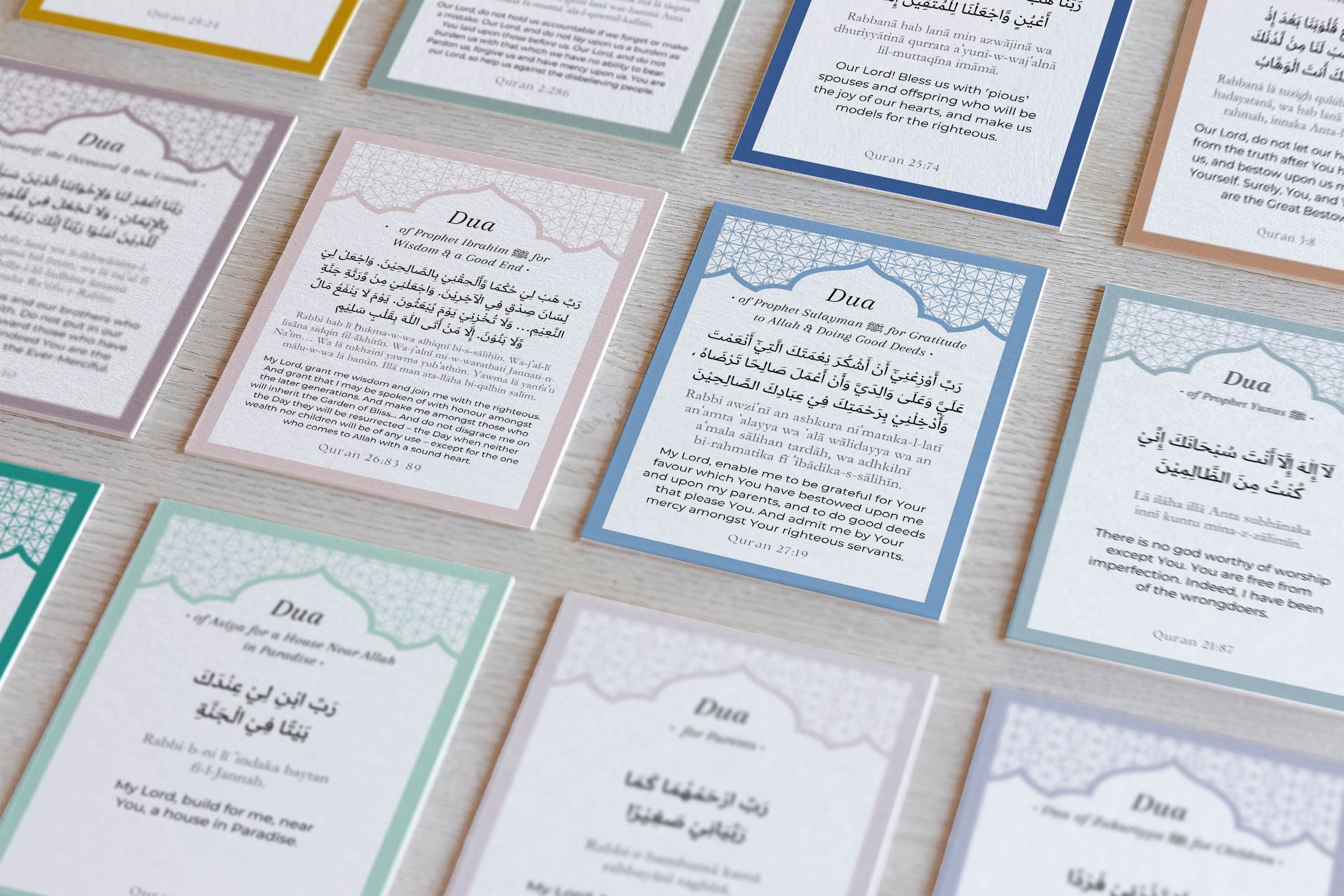 Islamic Dua Cards Digital Download, Ramadan Eid Gift, Printable Quran Dua Flash Cards Arabic Transliteration English Downloadable Duas - image 5