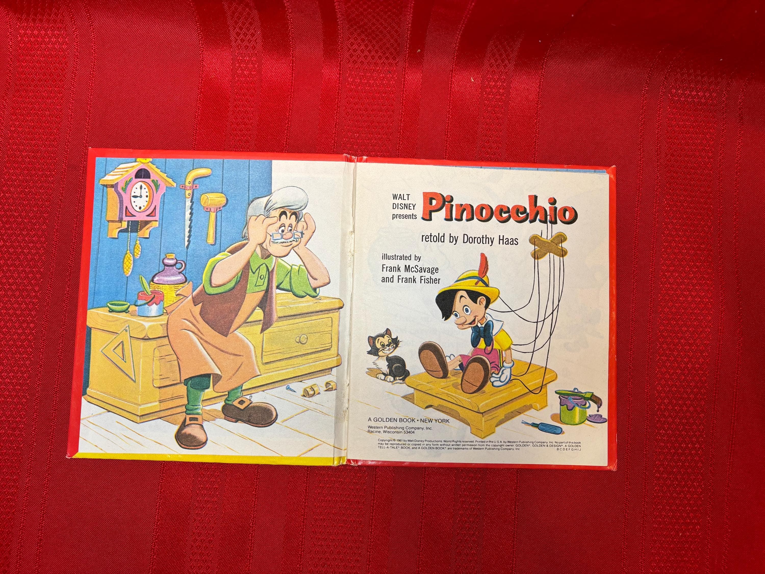 Vintage Children’s Book Bundle, Pinocchio, The Good, The Bad, and The Tweety, and Who Am I? Hardcover Books, - image 4
