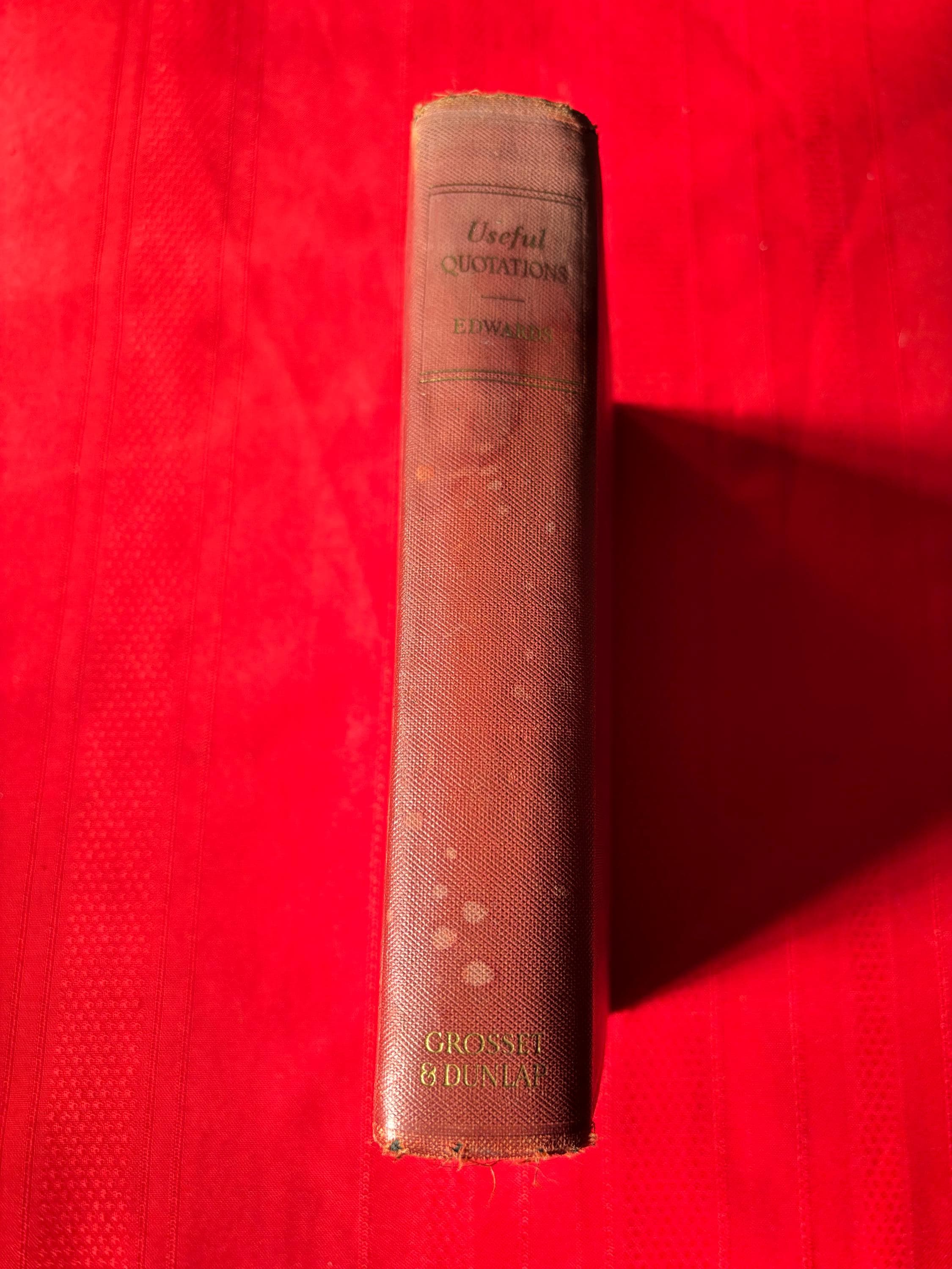 Useful Quotations, A Cyclopedia of Quotations, by Tryon Edwards, D.D., Hardcover Book, 1933 - image 3