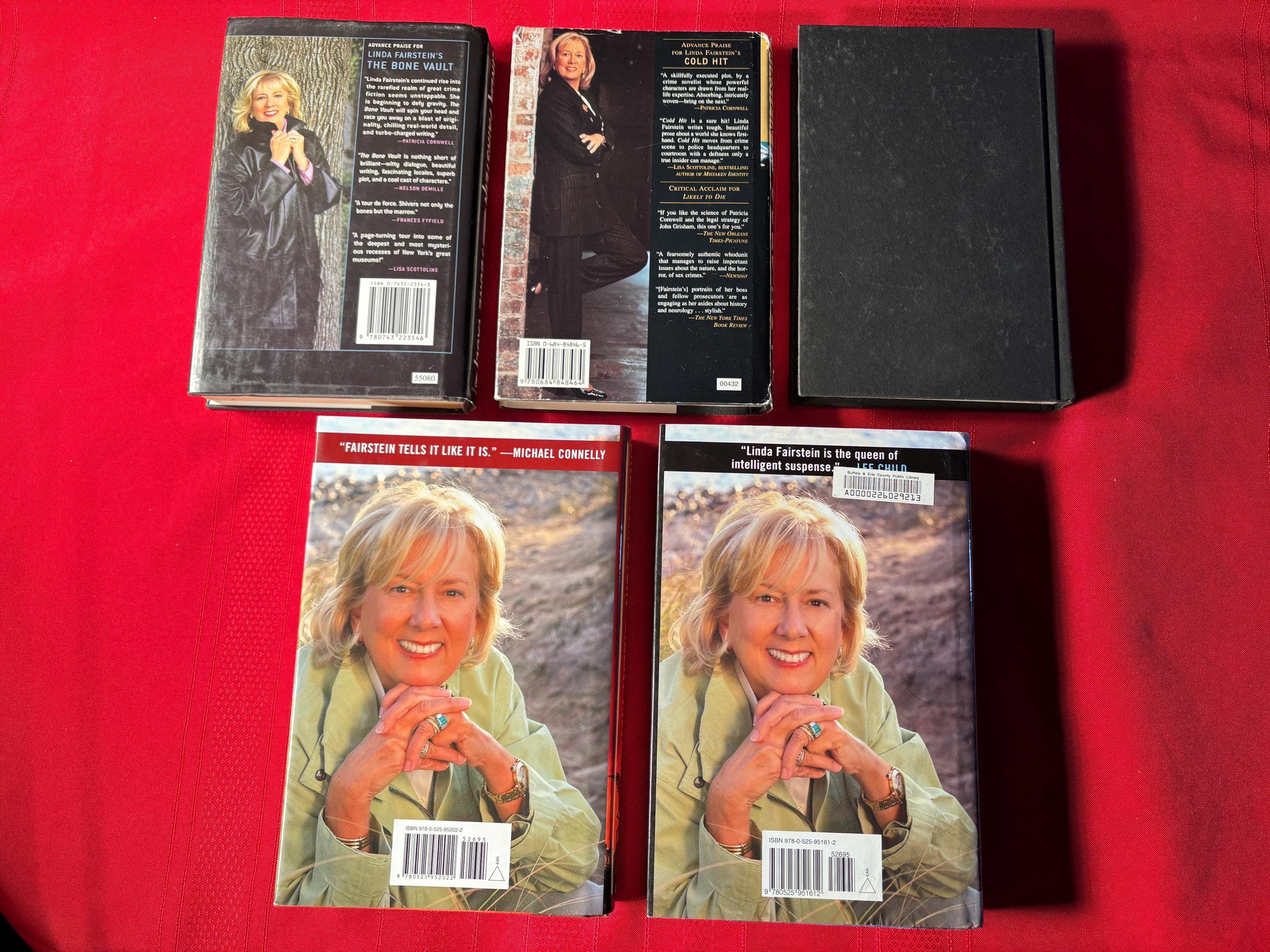 Linda Fairstein Book Bundle, 5 Hardcover Books, Silent Mercy, Cold Hit, Final Jeopardy, Hell Gate, The Bone Vault, 2000's - image 4