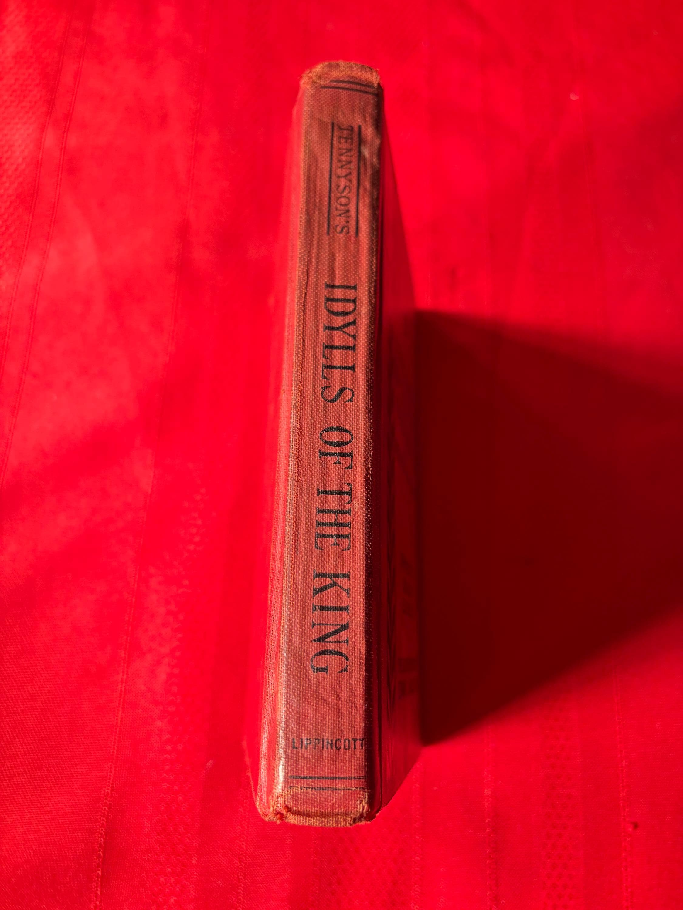 Tennyson's Idylls of the King, With Notes and Intro by Willis H. Wilcox, Ph.M., Hardcover Book, 1920 - image 3