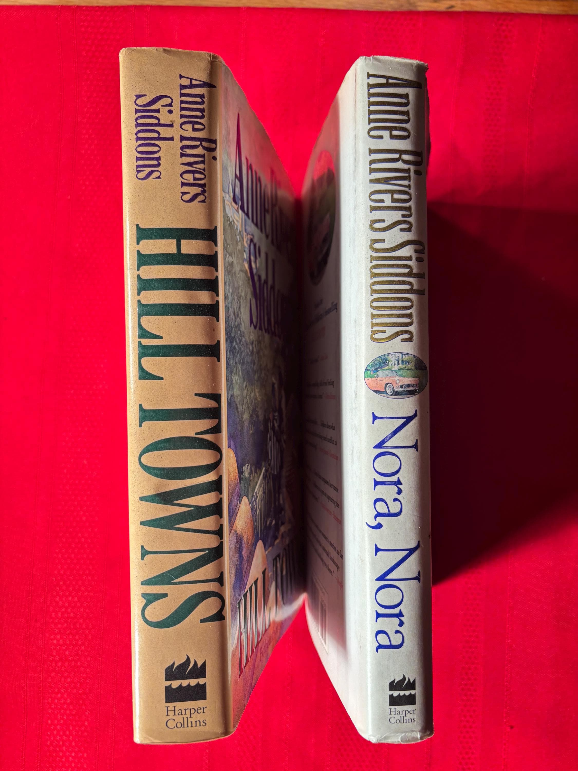 Anne Rivers Siddons Book Bundle, 2 Hardcover Books, Nora, Nora, and Hill Towns, First Editions, 1993 and 2000 - image 3