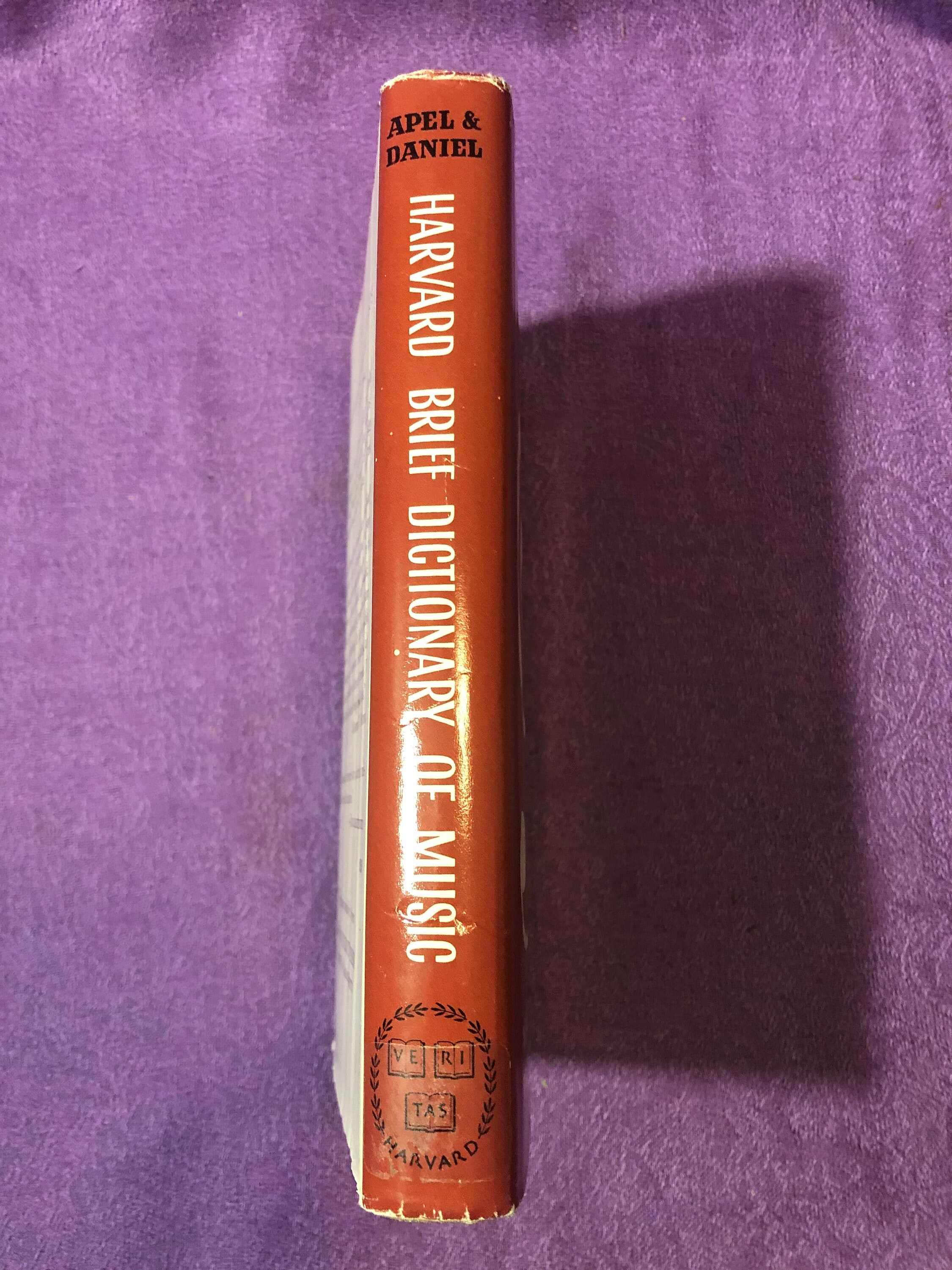 The Harvard Brief Dictionary of Music, by Willi Apel and Ralph T. Daniel, First Edition, Hardcover Book, 1960 - image 3