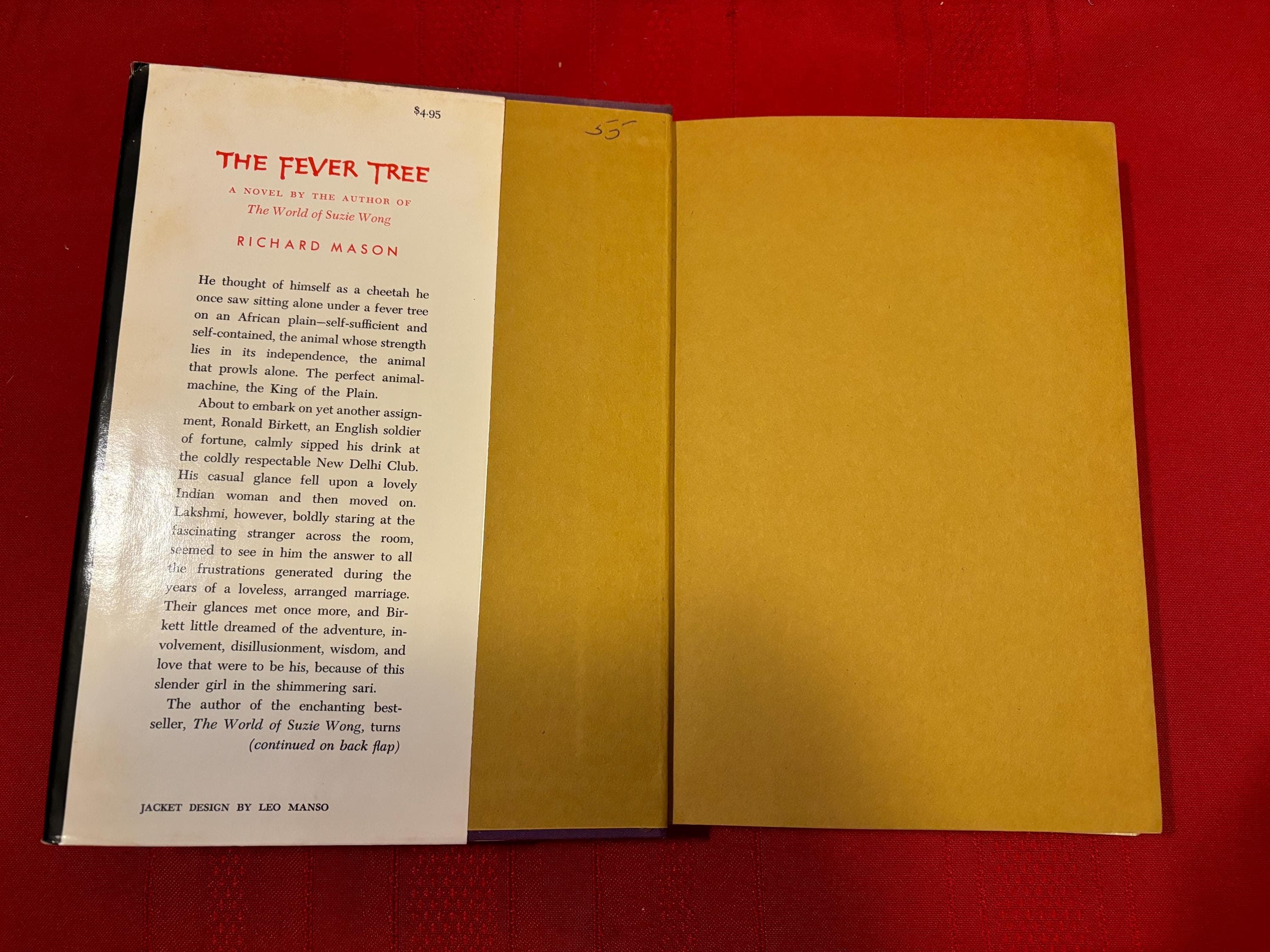 The Fever Tree, by Richard Mason, Stated First Edition, Hardcover Book, 1962 - image 5