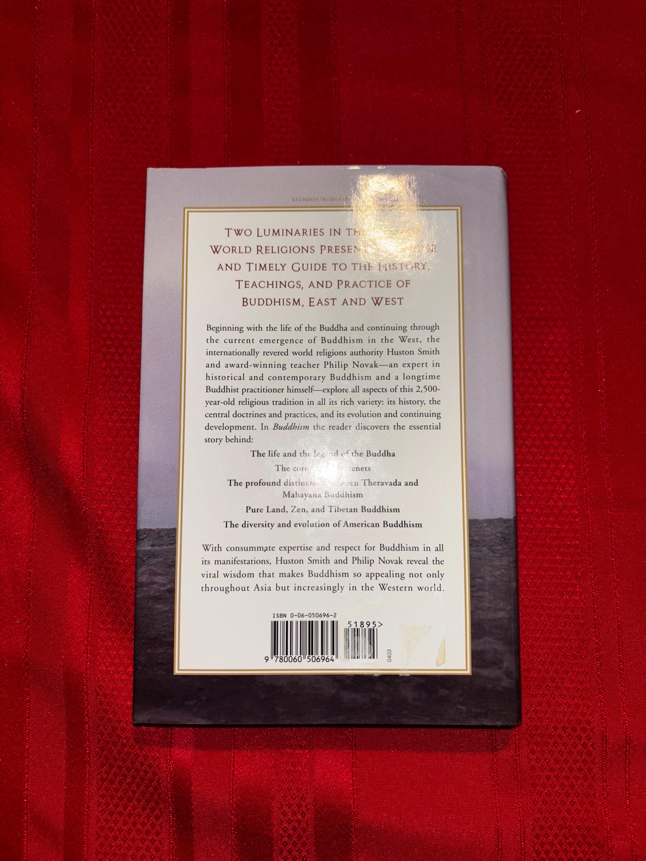 Buddhism, A Concise Introduction, by Huston Smith and Philip Novak, First Edition, Hardcover Book, 2003 - image 4