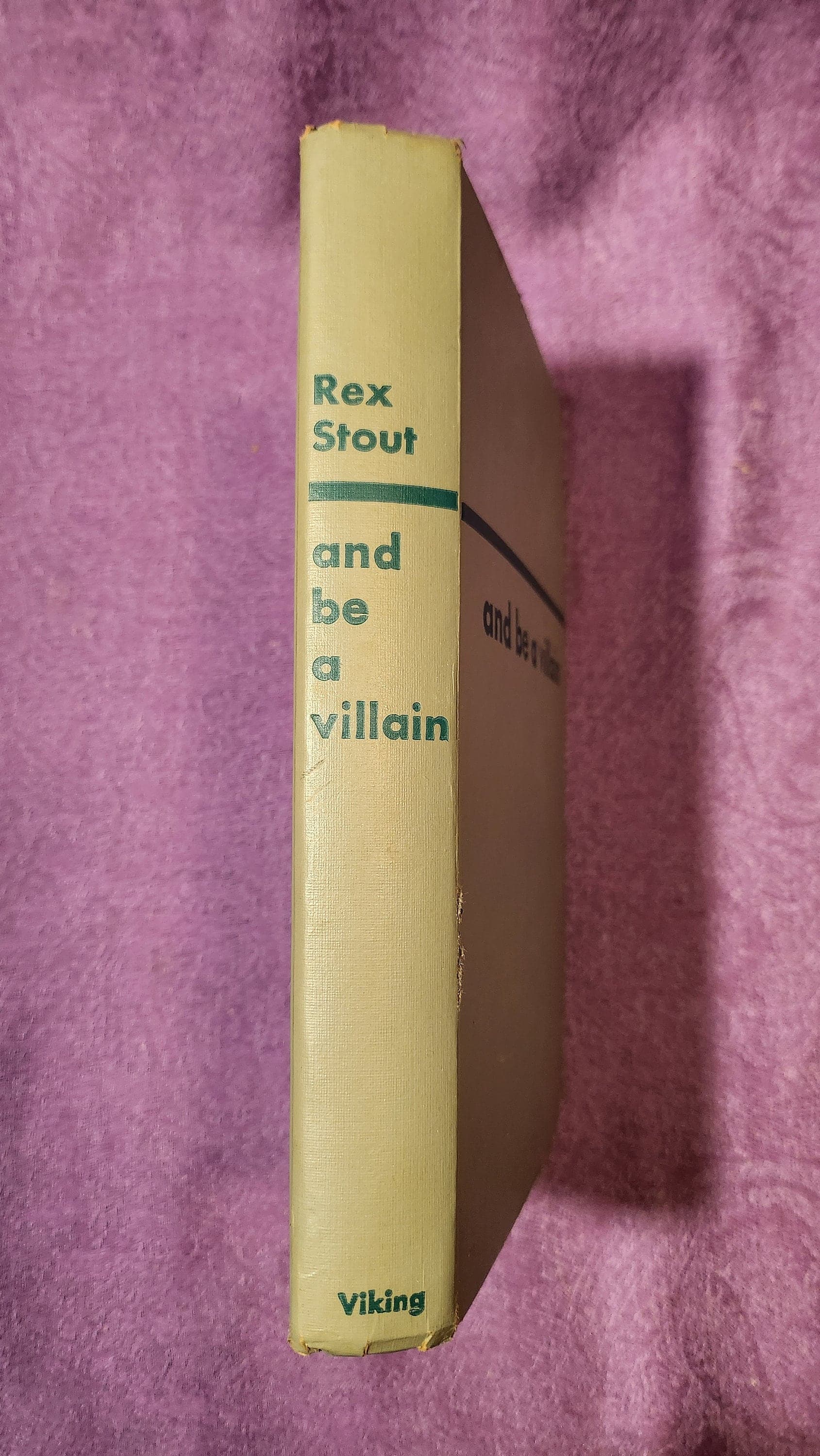And Be A Villain, by Rex Stout, First Edition, Hardcover Book, 1948 - image 3