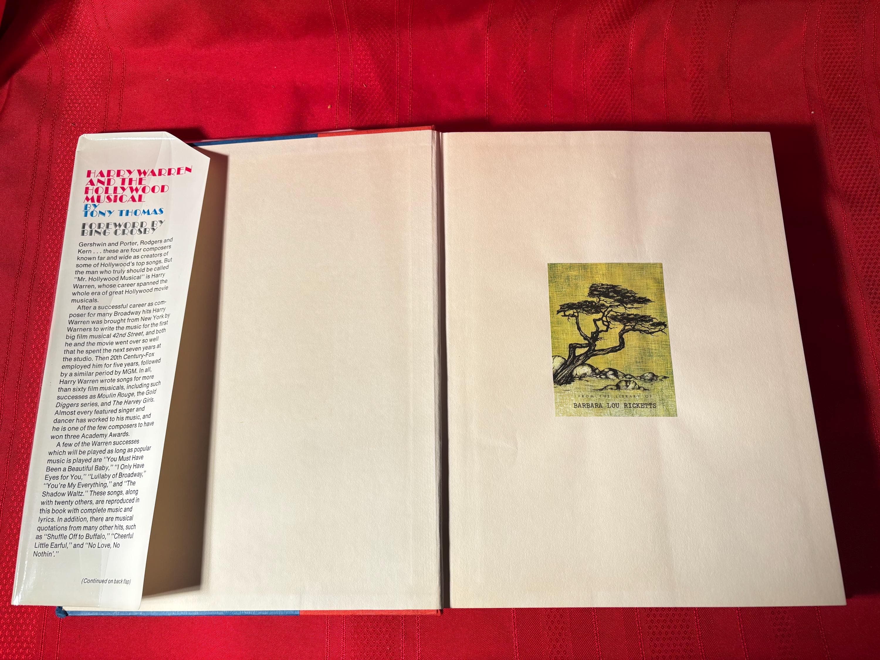 Harry Warren and the Hollywood Musical, by Tony Thomas, Foreword by Bing Crosby, First Edition, Hardcover Book, 1975 - image 5