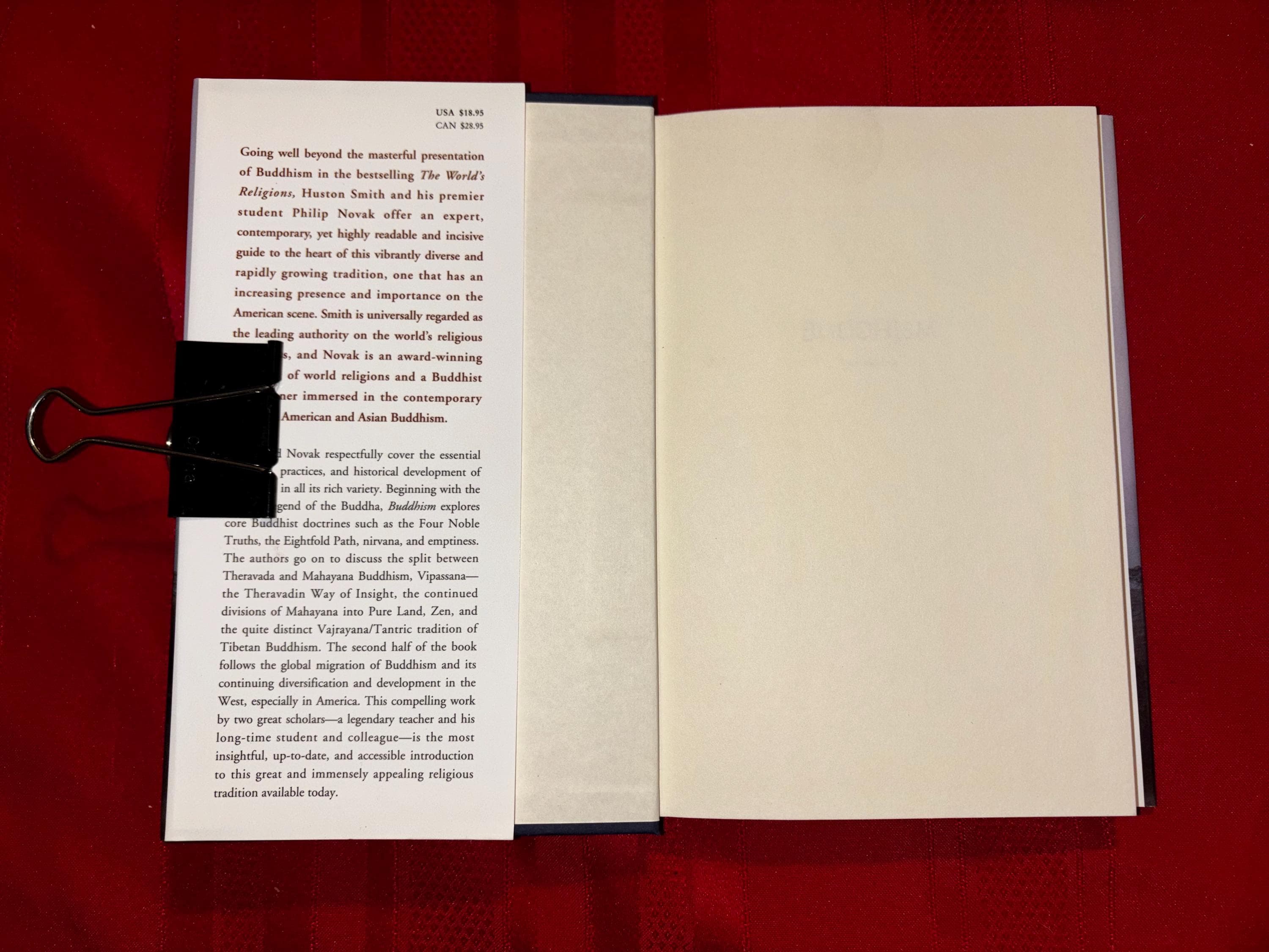 Buddhism, A Concise Introduction, by Huston Smith and Philip Novak, First Edition, Hardcover Book, 2003 - image 5