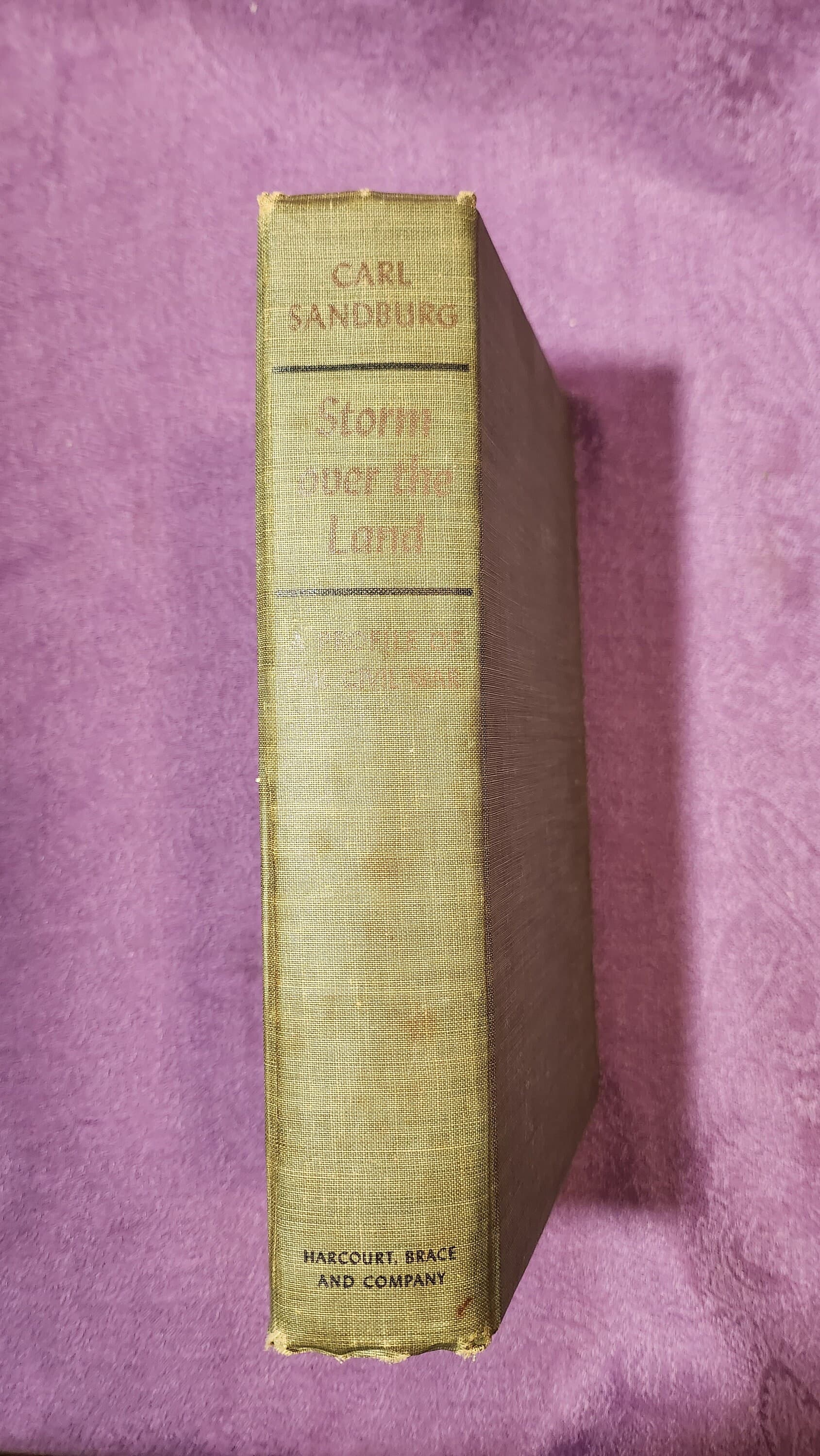 Storm Over the Land, A Profile of the Civil War, The War Years, by Carl Sandburg, Stated First Edition, Hardcover Book, 1942 - image 3