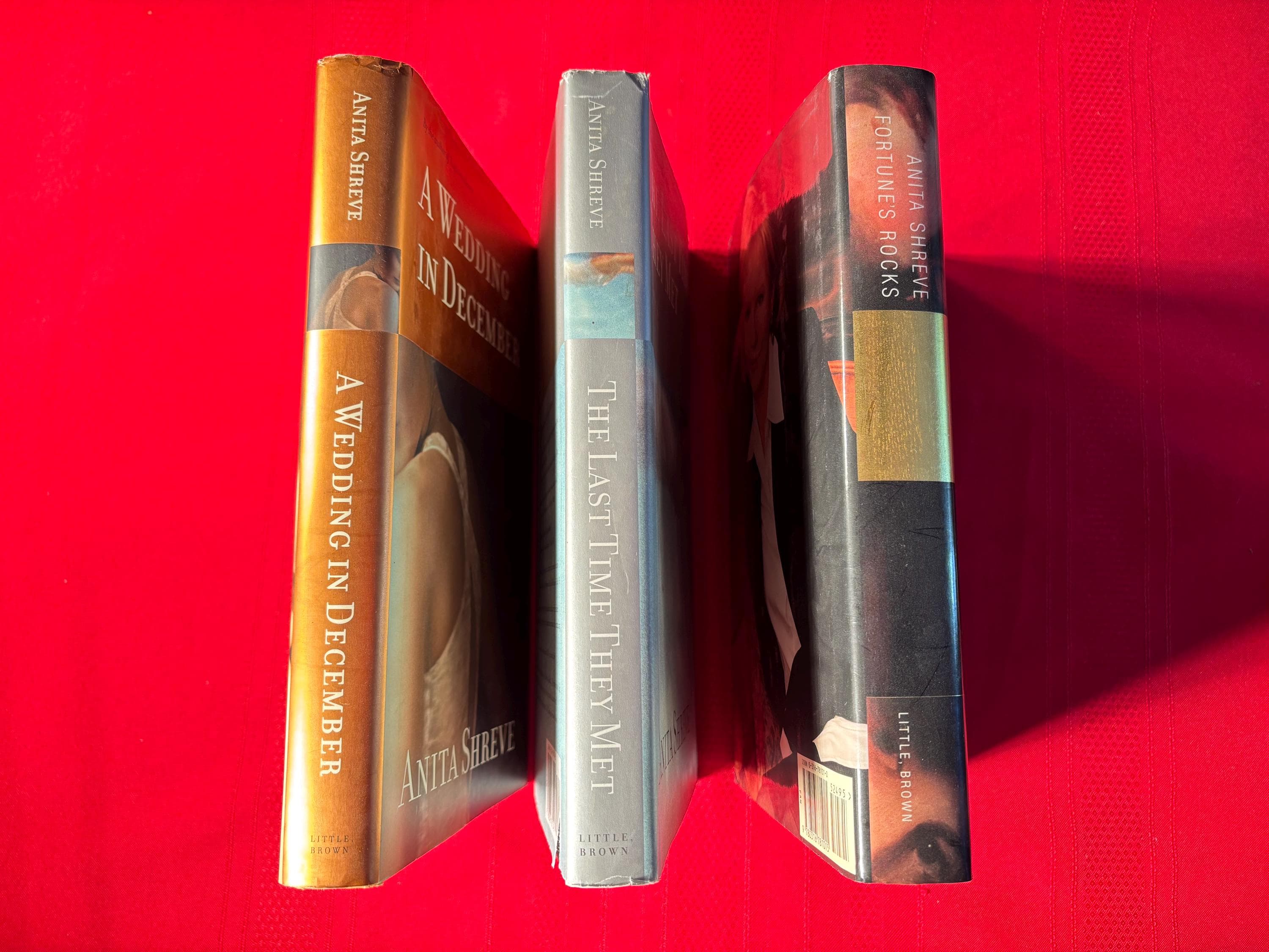 Anita Shreve Book Bundle, 3 Hardcover Books, Fortune's Rocks, The Last Time They Met, A Wedding in December, 2000's - image 3