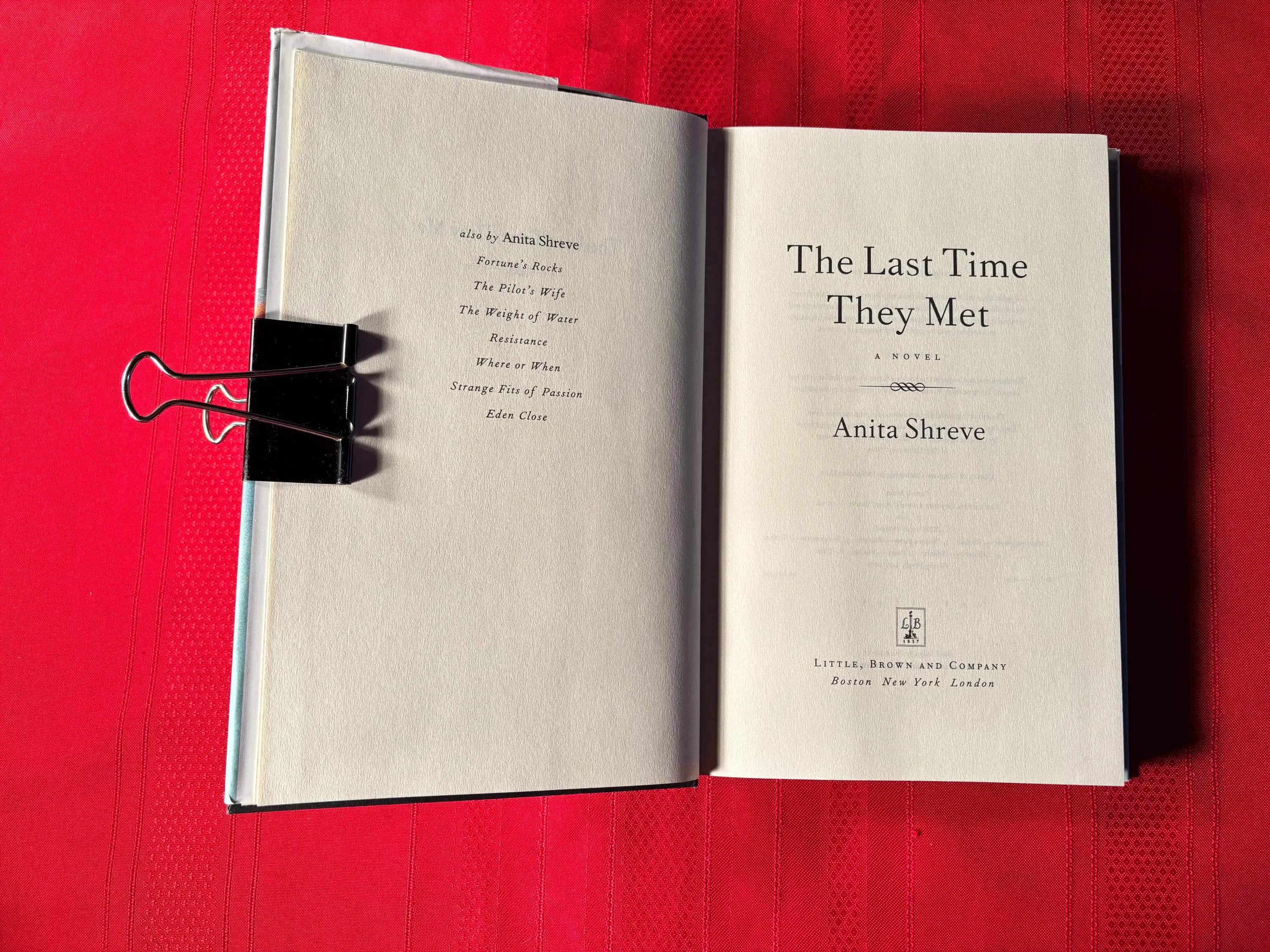 Anita Shreve Book Bundle, 3 Hardcover Books, Fortune's Rocks, The Last Time They Met, A Wedding in December, 2000's - image 3