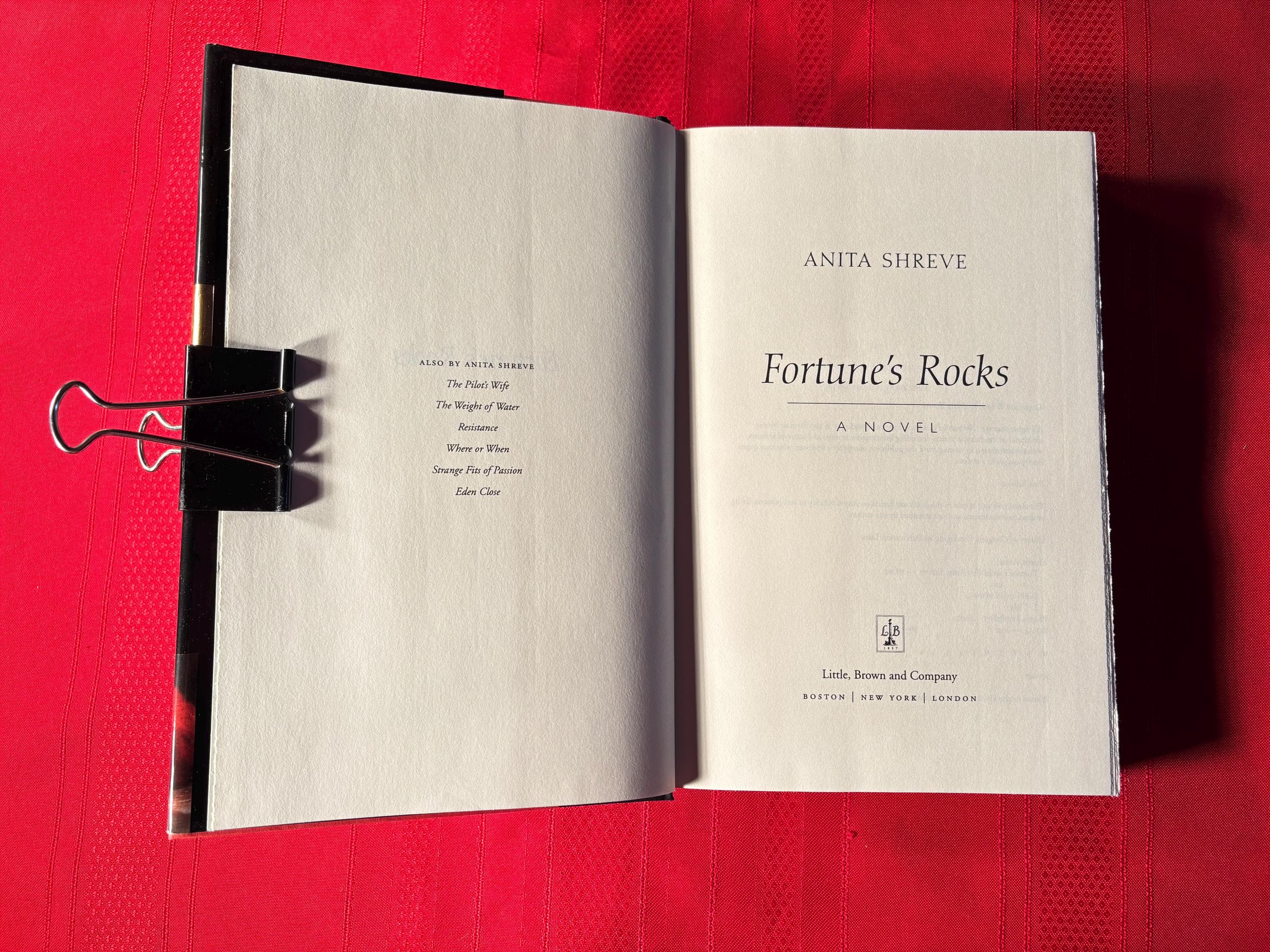 Anita Shreve Book Bundle, 3 Hardcover Books, Fortune's Rocks, The Last Time They Met, A Wedding in December, 2000's - image 5