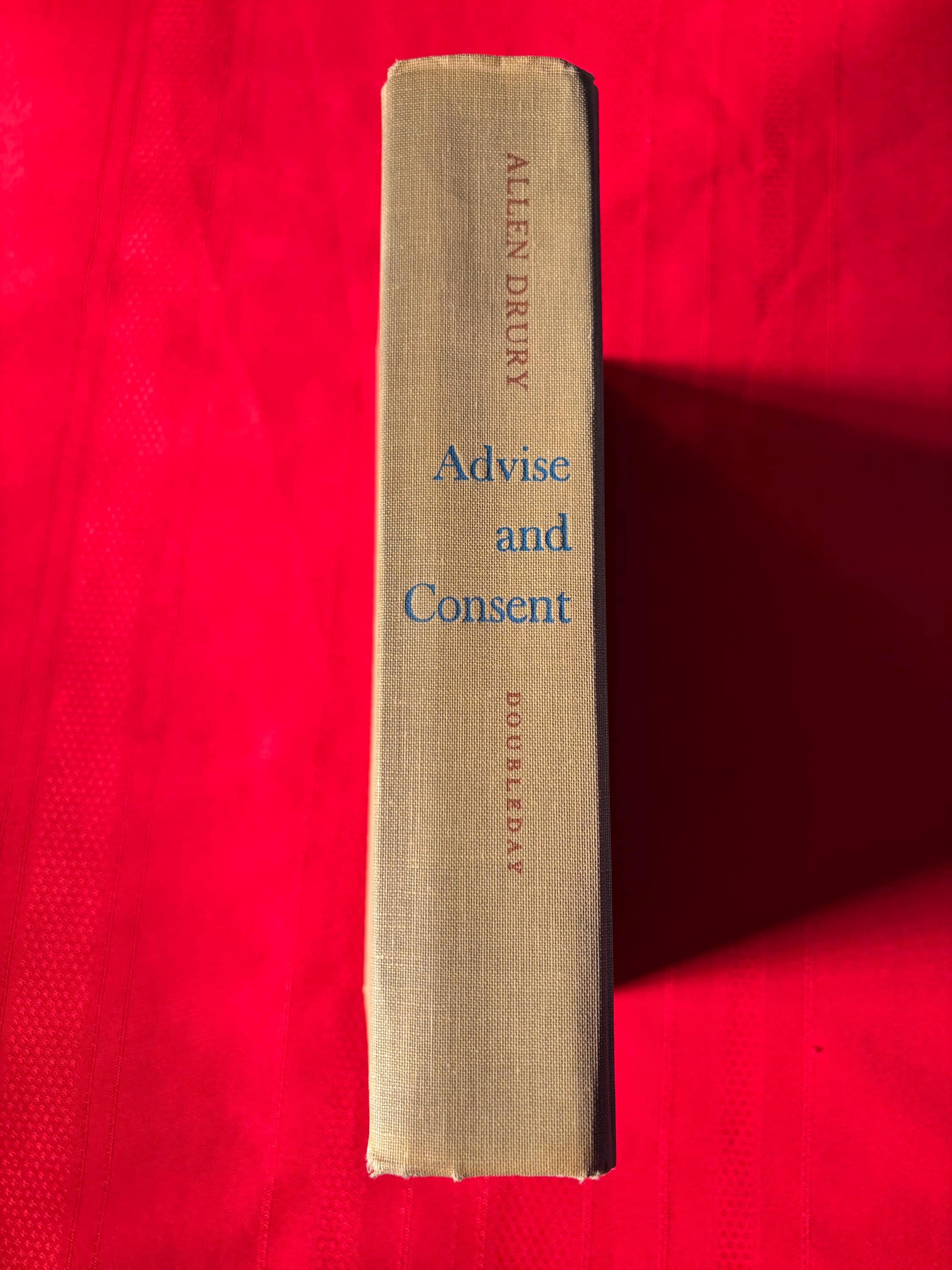 Advise and Consent, by Allen Drury, First Edition, Hardcover Book, 1959 - image 3