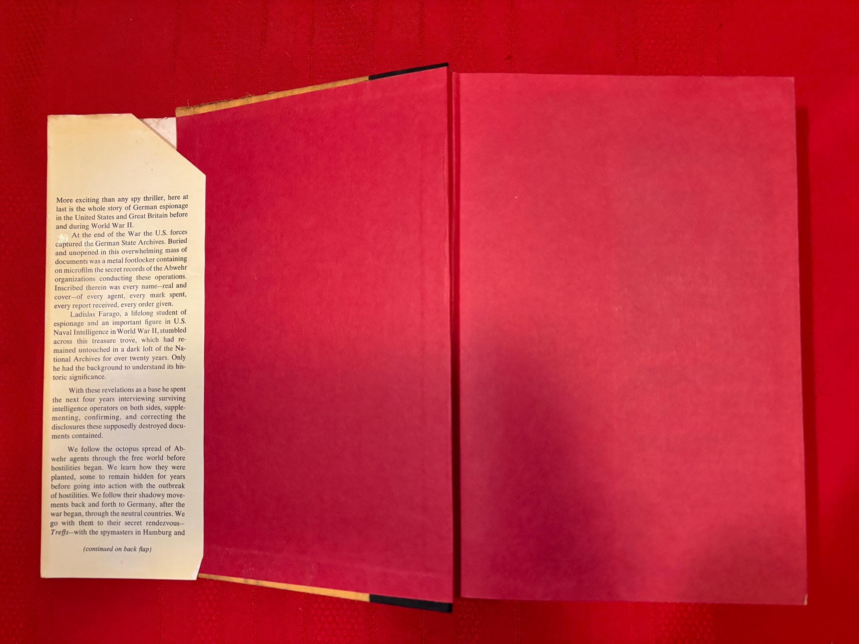The Game of the Foxes, by Ladislas Farago, First Edition, Third Printing, Hardcover Book, 1972 - image 5