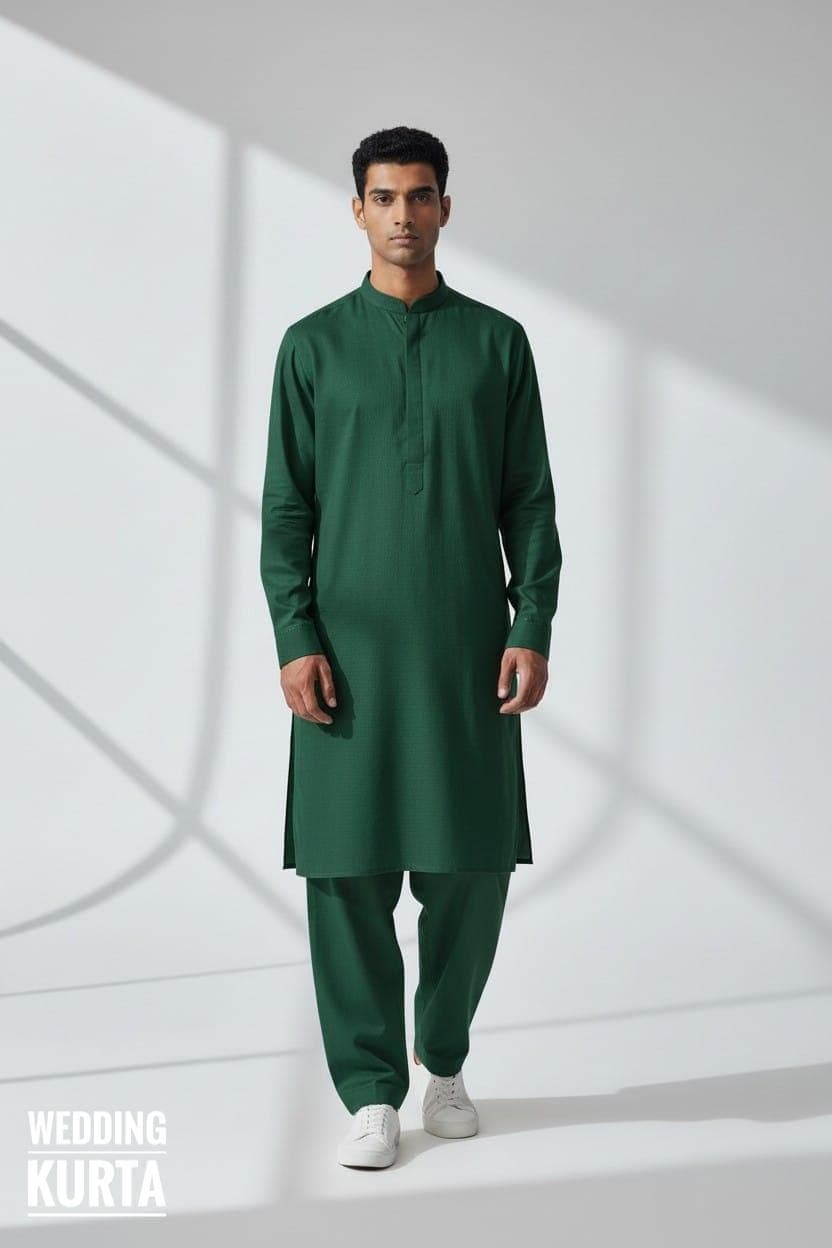 Men's Grey Eid Special Men Kurta Pajama – Traditional Islamic Clothing for Ramadan & Friday Prayer - image 4