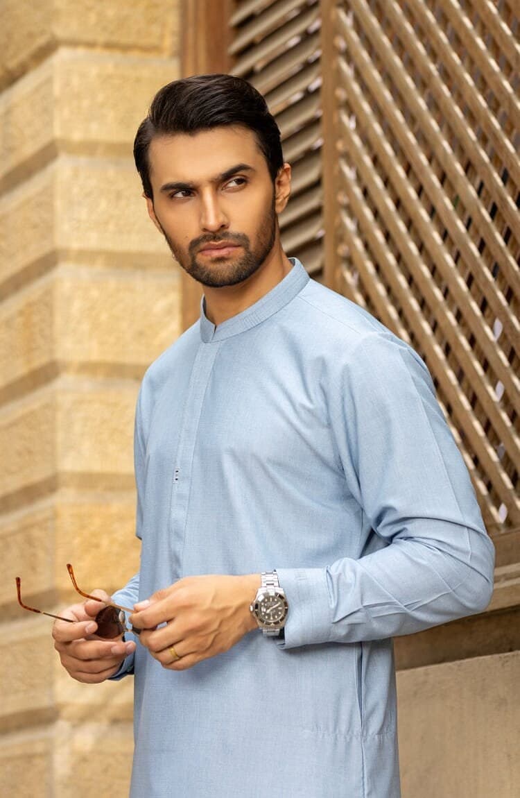 Purple Pathani Suit for Men: Traditional Kurta Pajama - image 3