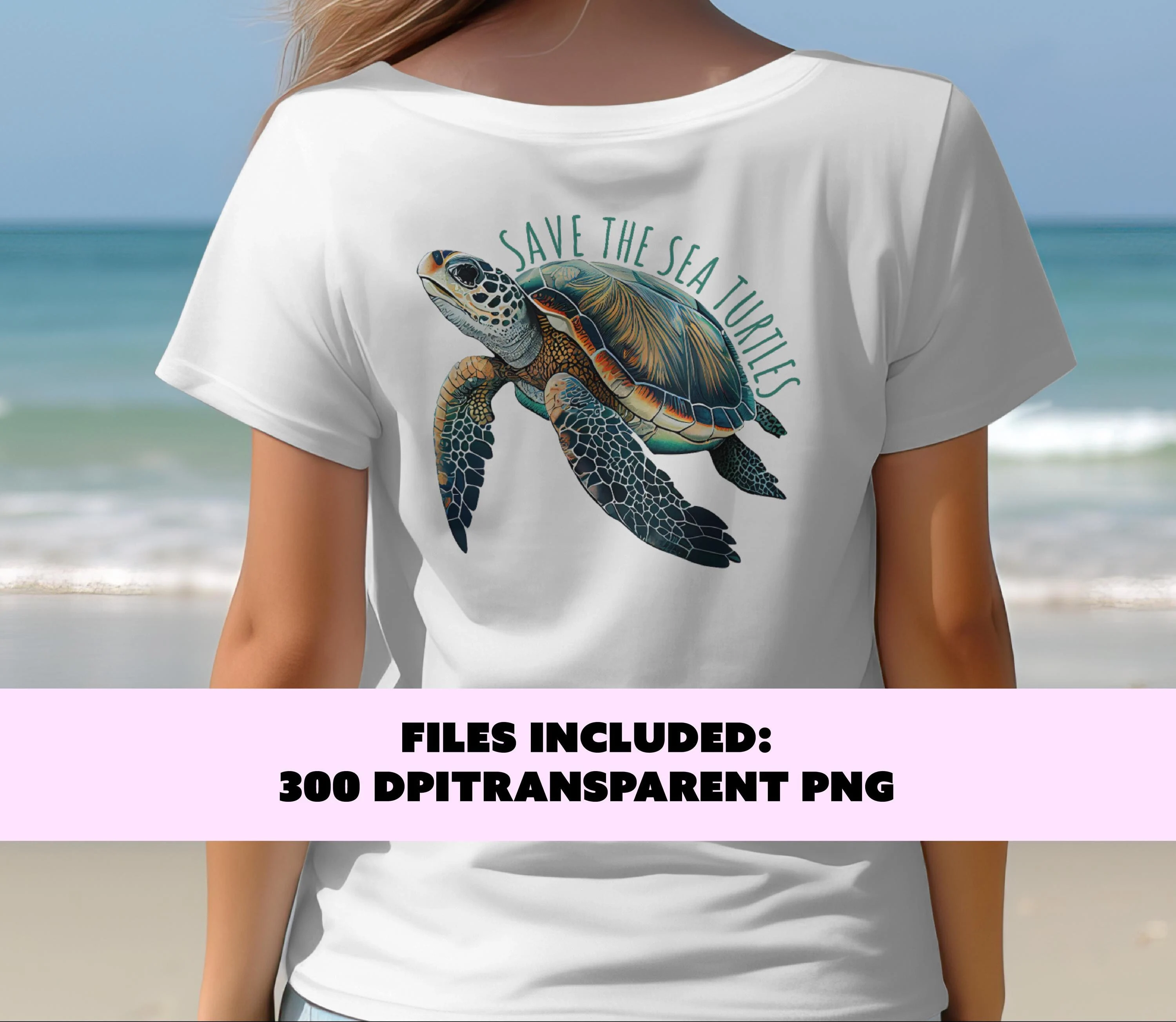 Save the sea turtles png, sea turtle design png, ocean animal png, sublimation design png, 300 dpi digital download