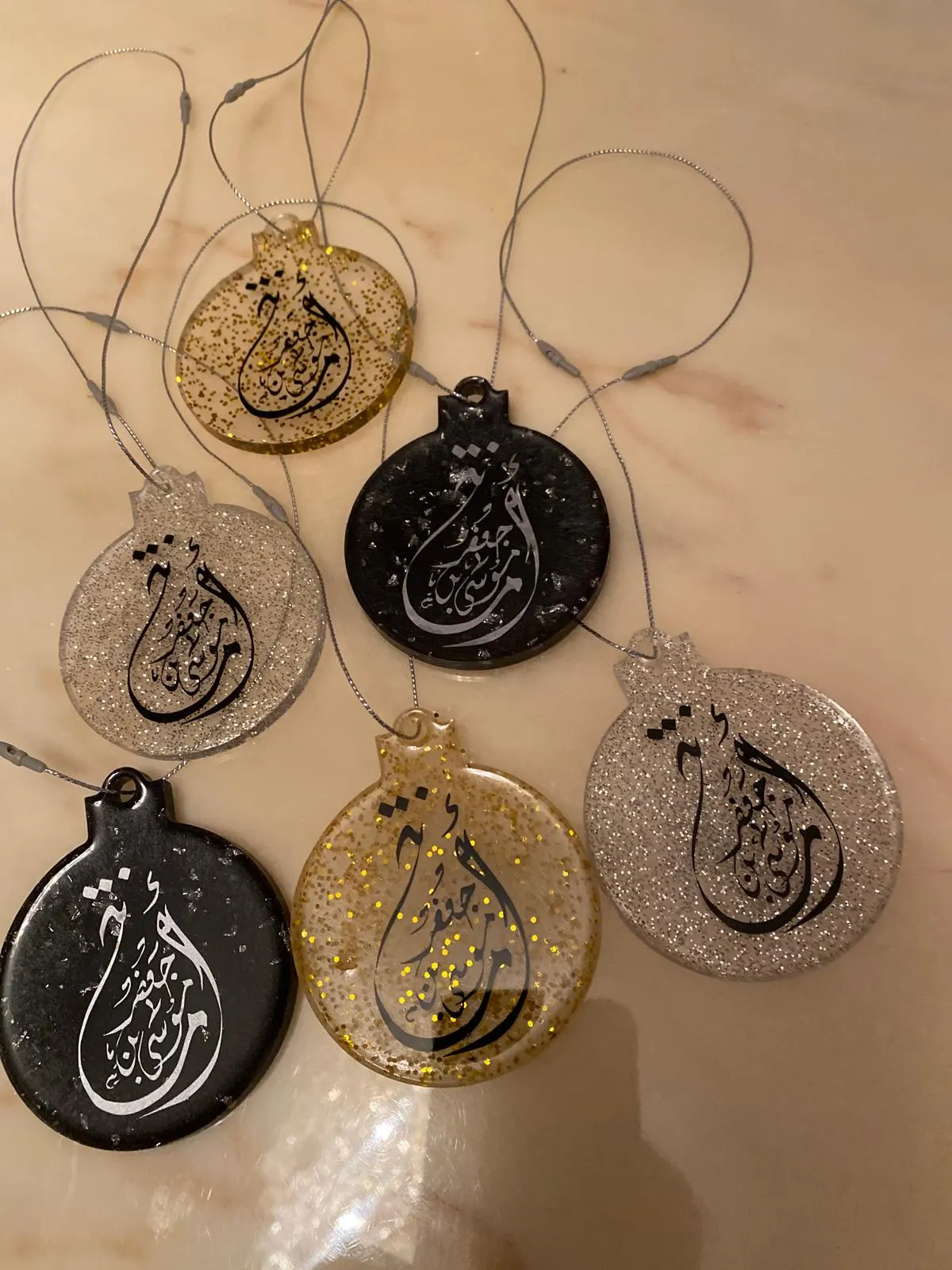 Custom Resin Ornament | Floral or Personalized Keepsake, Wedding Favor - image 3