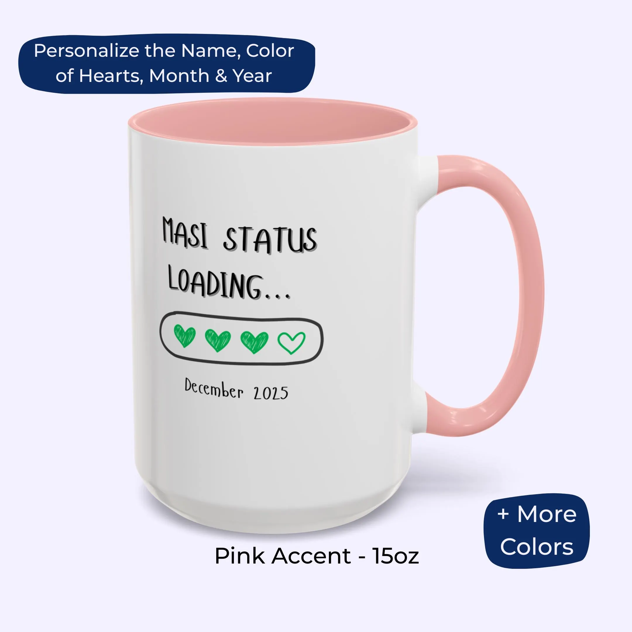 Personalized New Dad Mug: Baby Reveal Gift - image 2