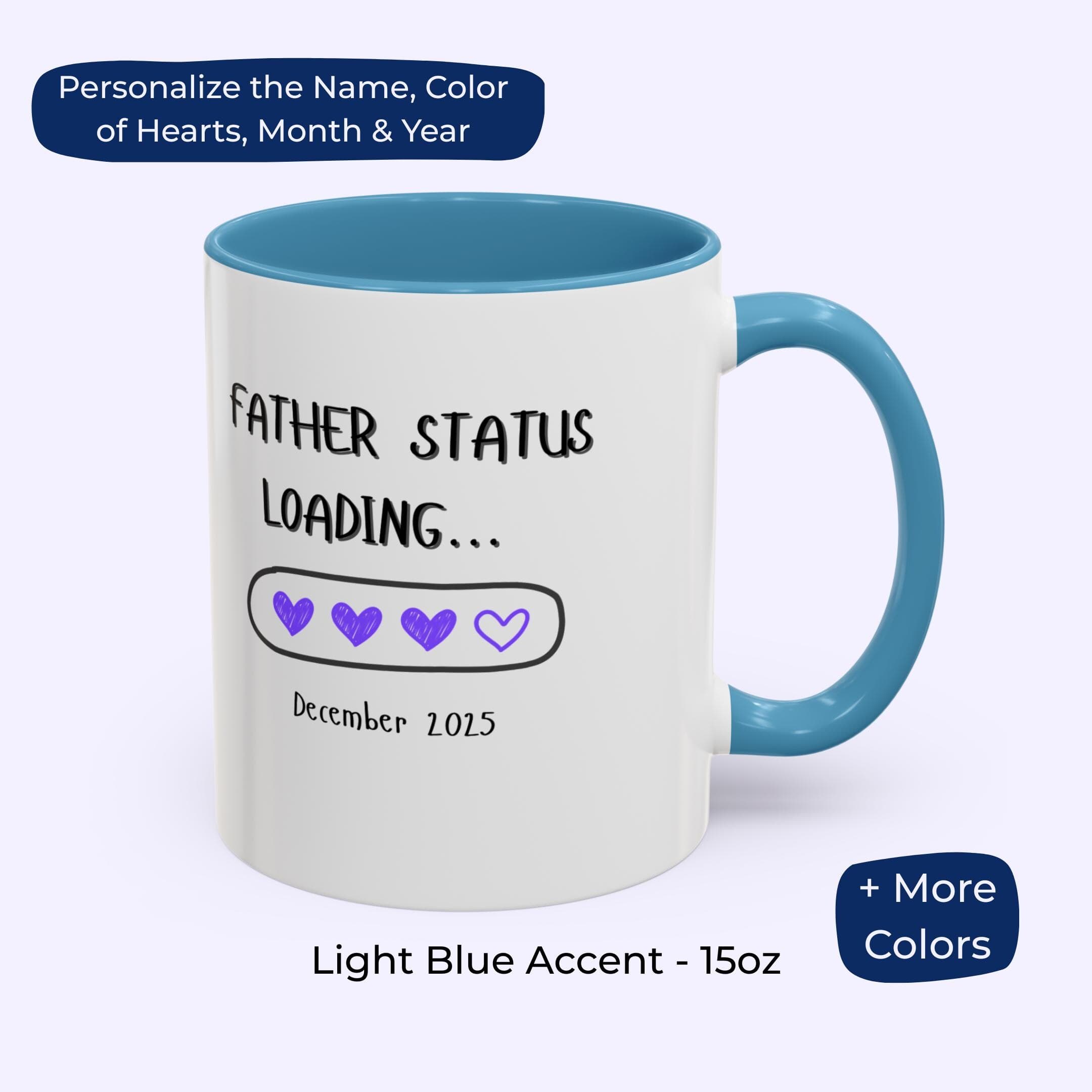 Personalized New Dad Mug: Baby Reveal Gift - image 5
