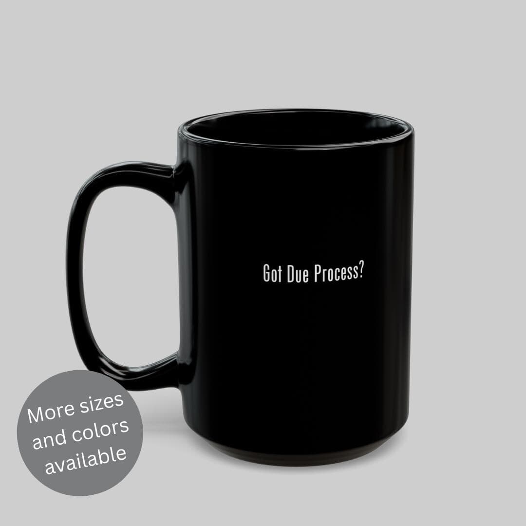 Law Student Gift, Got Due Process Mug for Lawyer, Lawyer Mug Funny Gift for Lawyer, Mug for Graduation, Gift for Graduation Mug