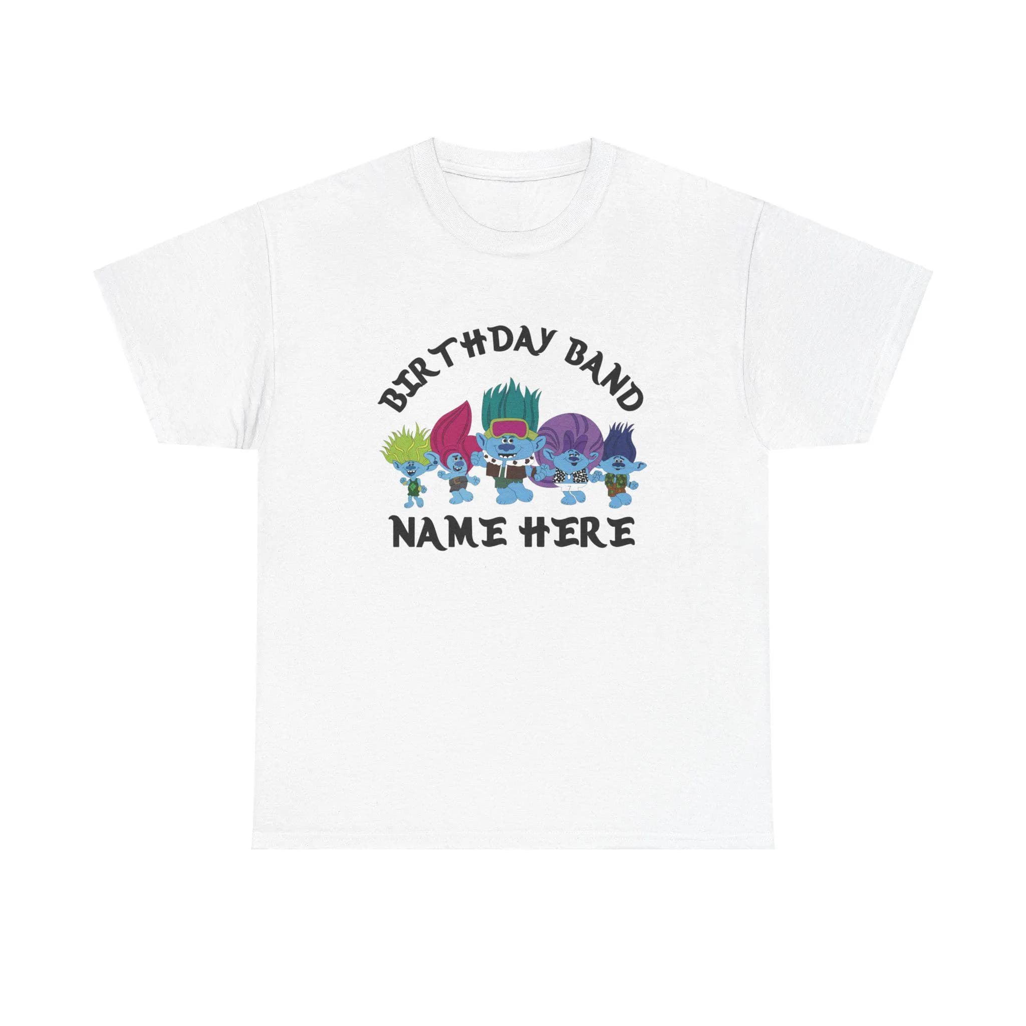 Personalized Trolls Birthday Band Shirt: Matching Family Birthday Tee - image 3