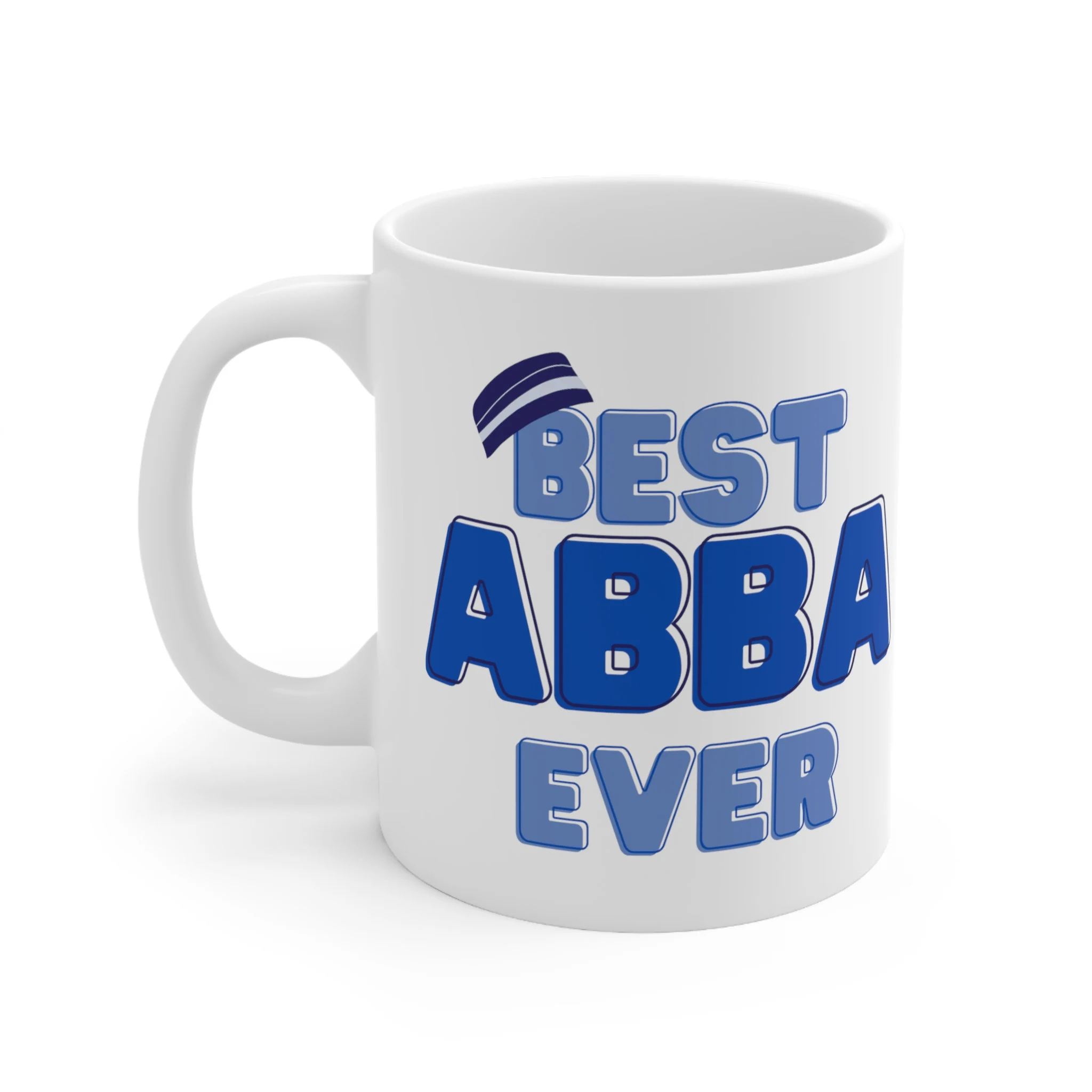 Best Abba Ever Mug with Design of Kufi/Top, Personalize Father's Day Gift, Desi Chai Cup, Mug for Him, Dad Birthday Gift, Muslim Dad Gift - image 4
