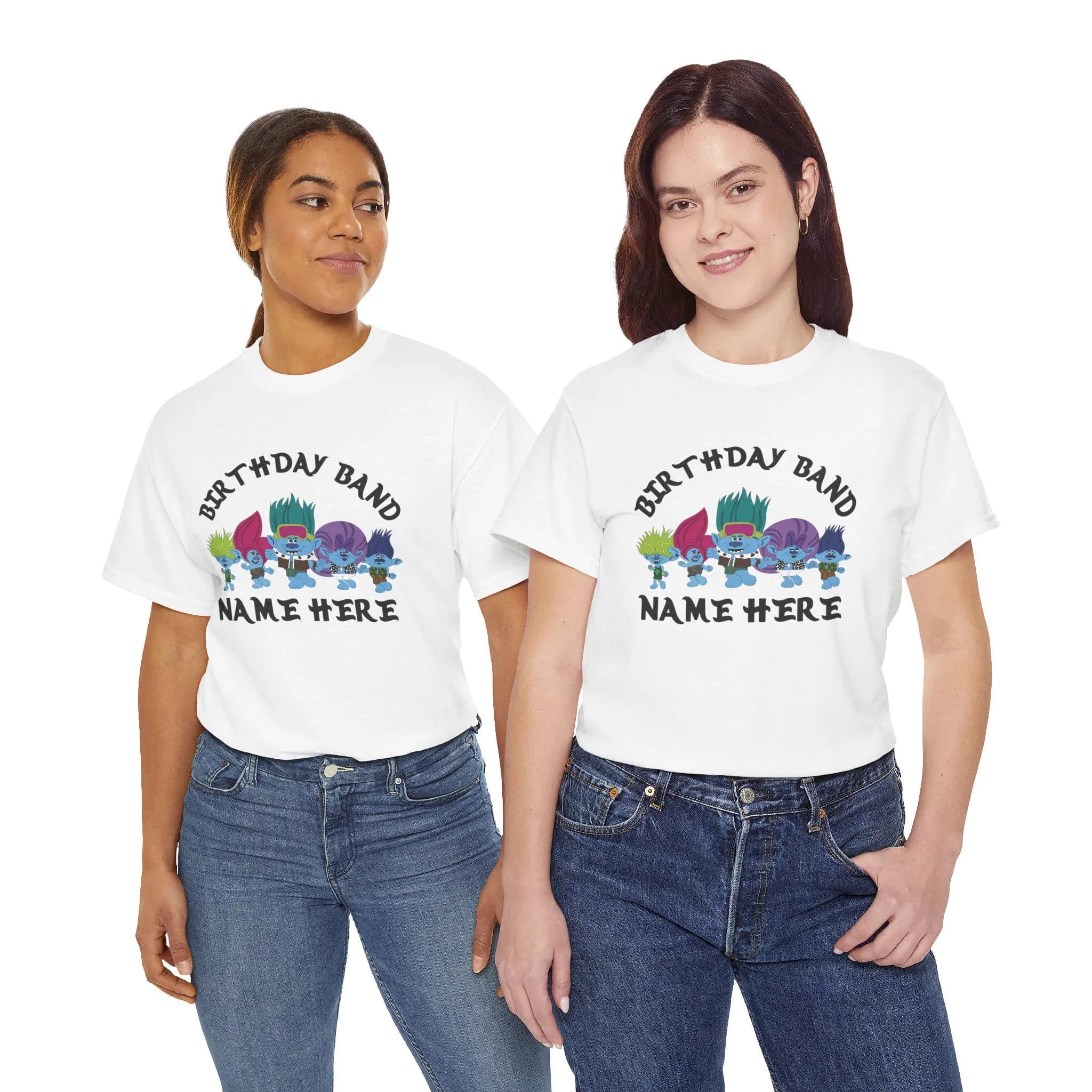 Personalized Trolls Birthday Band Shirt: Matching Family Birthday Tee - image 2