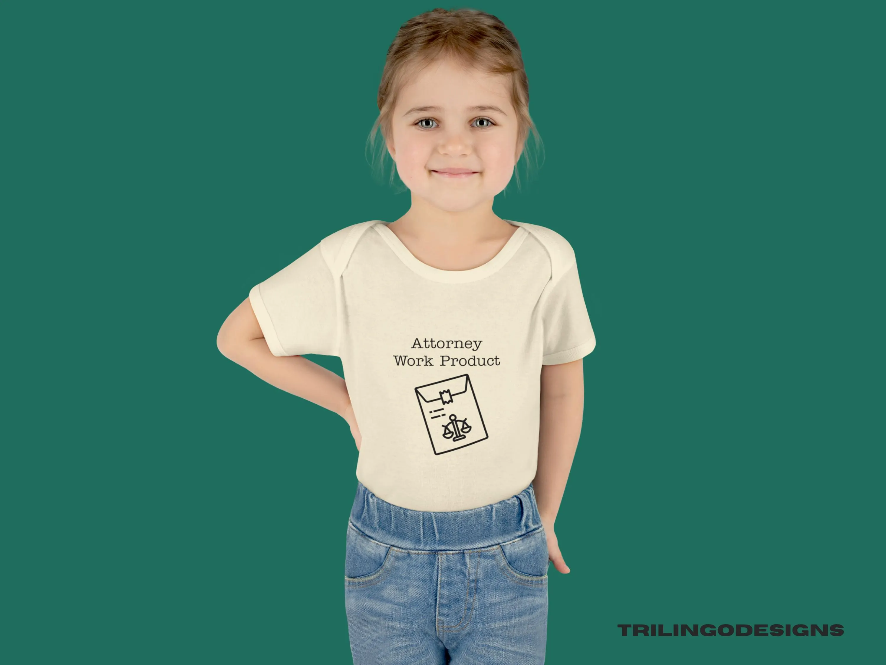 Attorney Work Product Baby Bodysuit: Funny Lawyer Gift - image 4