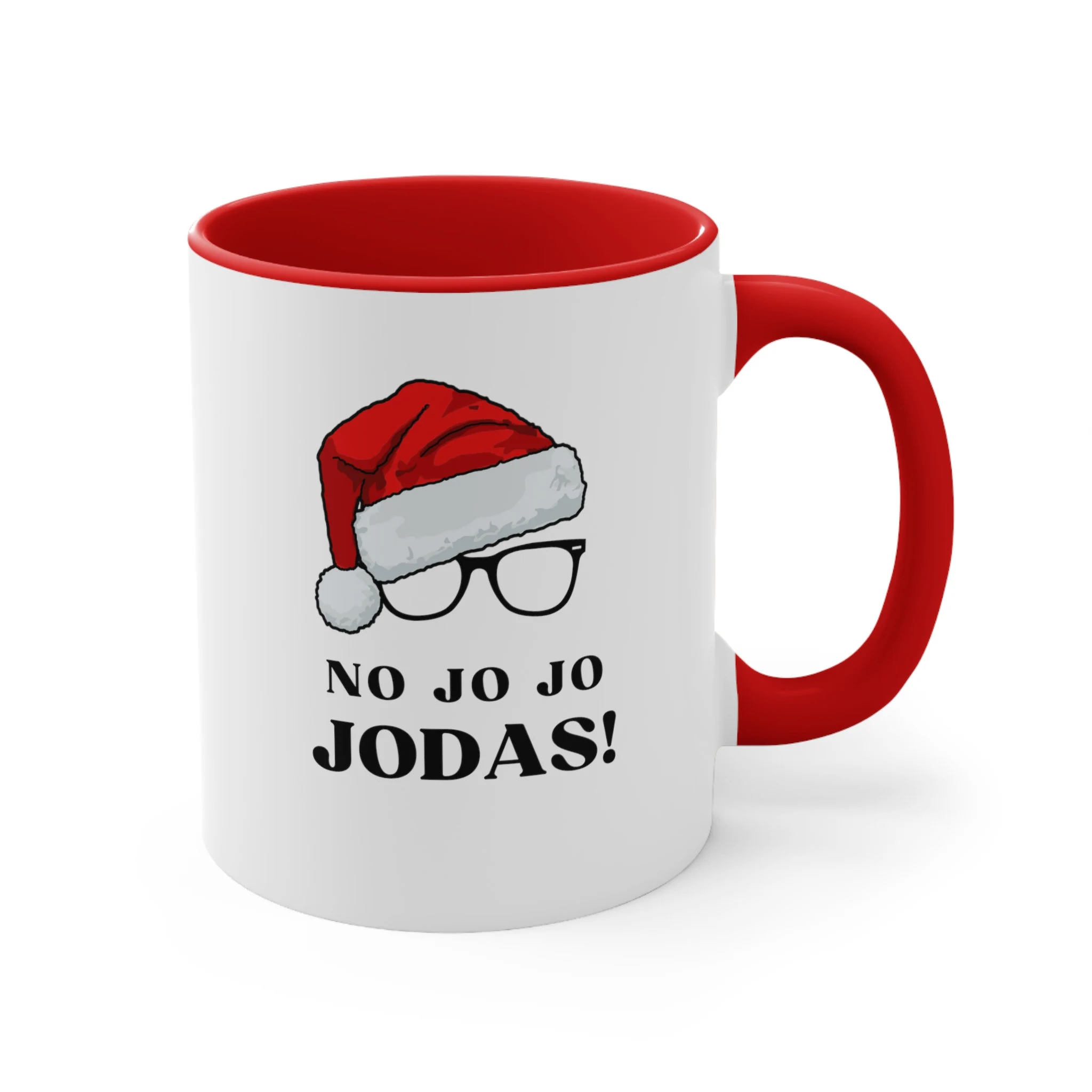 No Jo Jo Jodas Santa Hat 11oz Mug, No Me Jodas, Festive Humor Coffee Cup for Christmas Cheer, Mug with Design, Spanish Mug, Christmas Mug - image 5