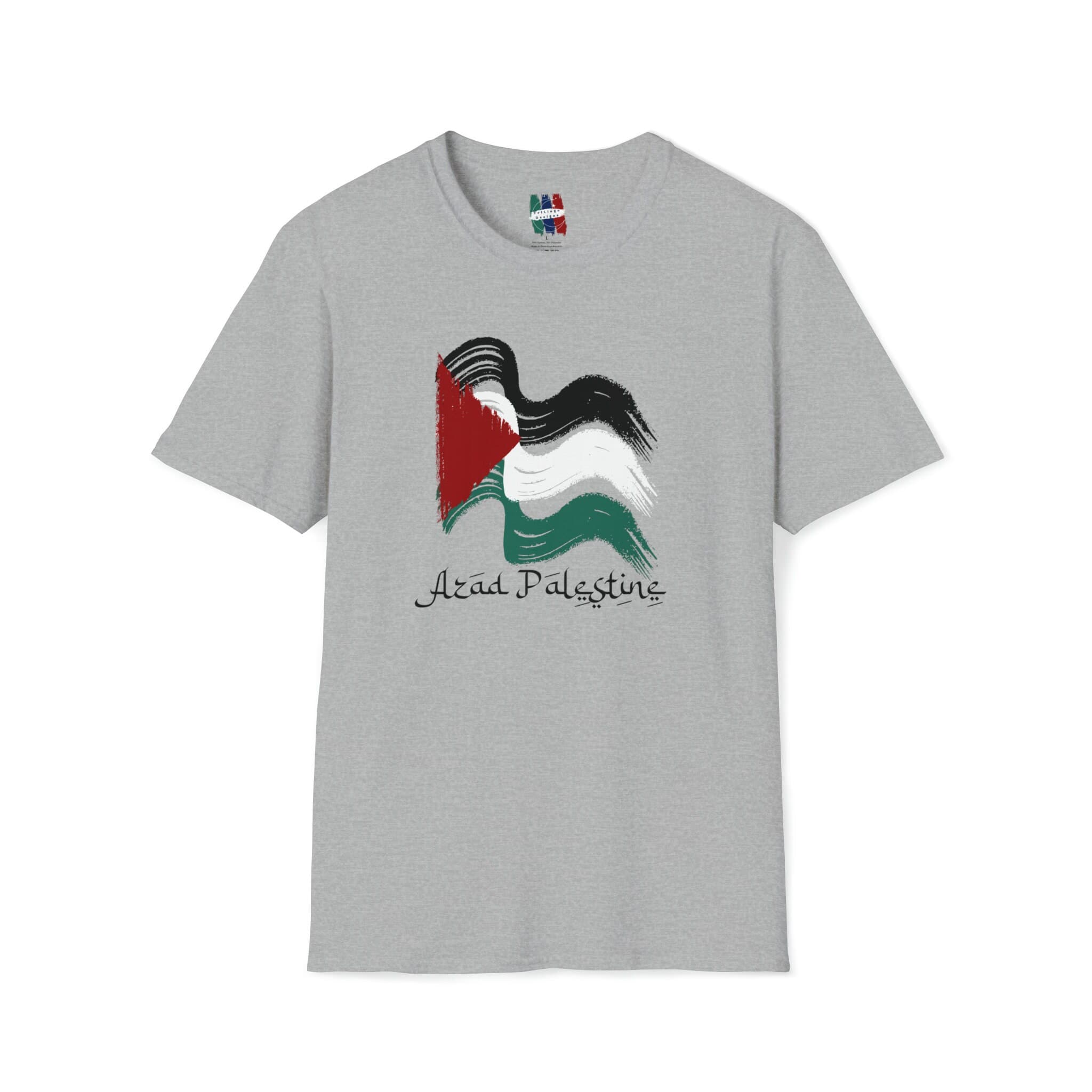 Azad Palestine Urdu Shirt: Palestinian Flag Activist T-Shirt - image 3