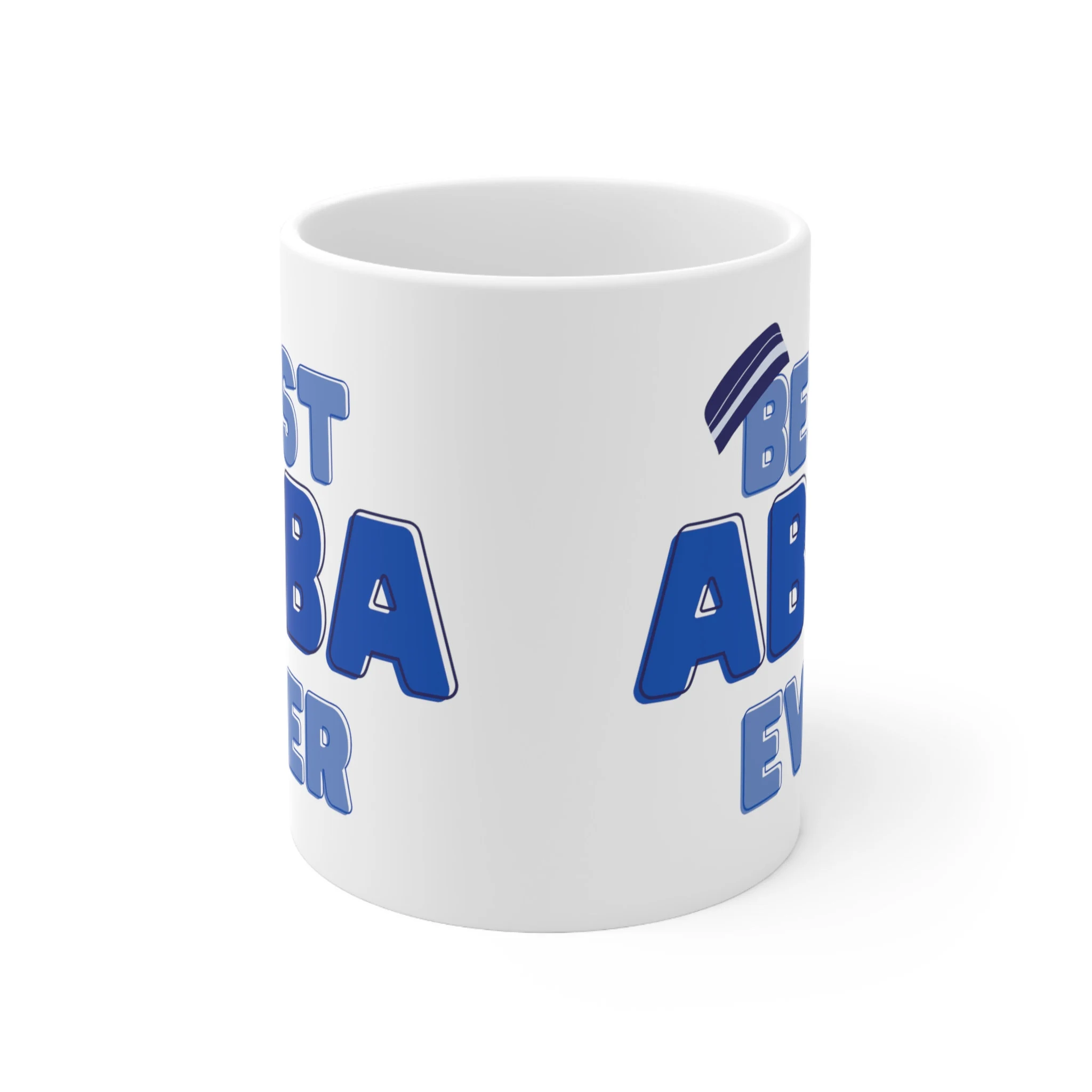 Best Abba Ever Mug with Design of Kufi/Top, Personalize Father's Day Gift, Desi Chai Cup, Mug for Him, Dad Birthday Gift, Muslim Dad Gift - image 3