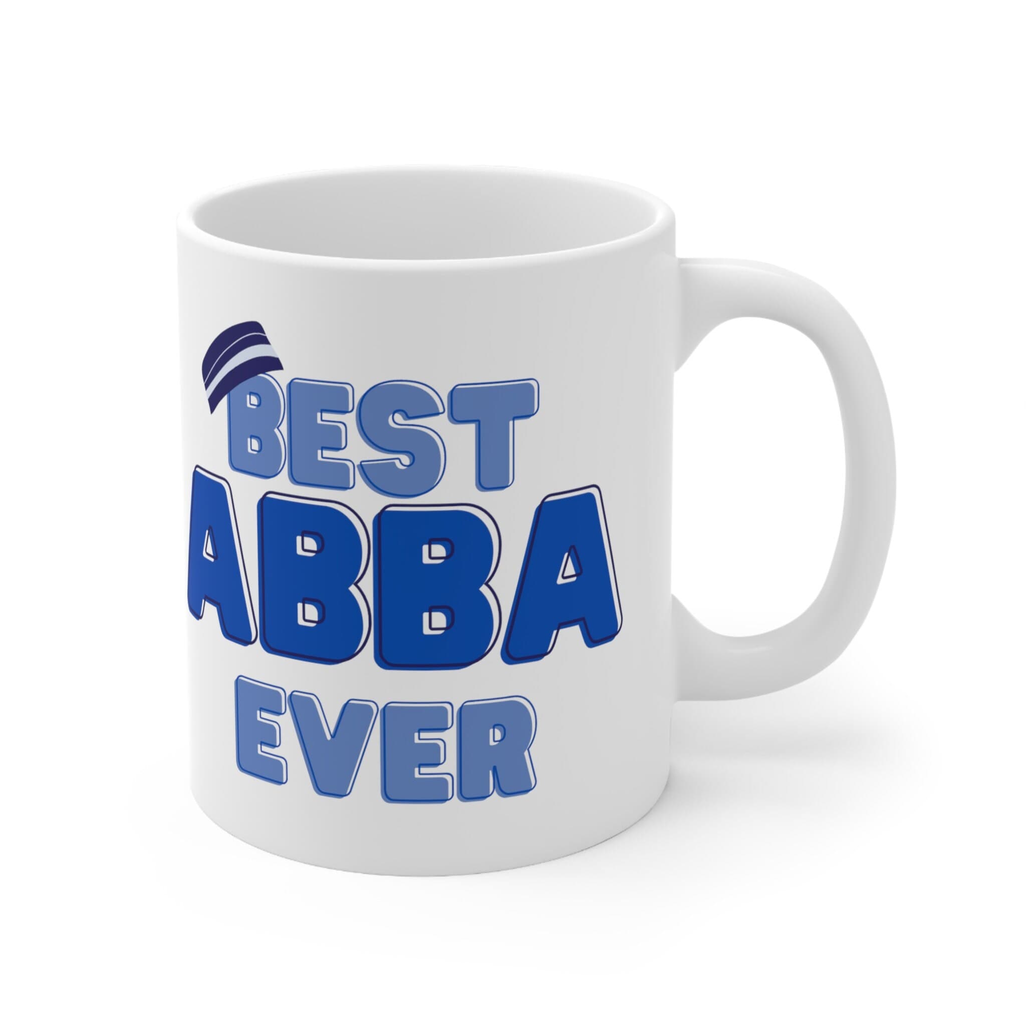 Best Abba Ever Mug with Design of Kufi/Top, Personalize Father's Day Gift, Desi Chai Cup, Mug for Him, Dad Birthday Gift, Muslim Dad Gift - image 5