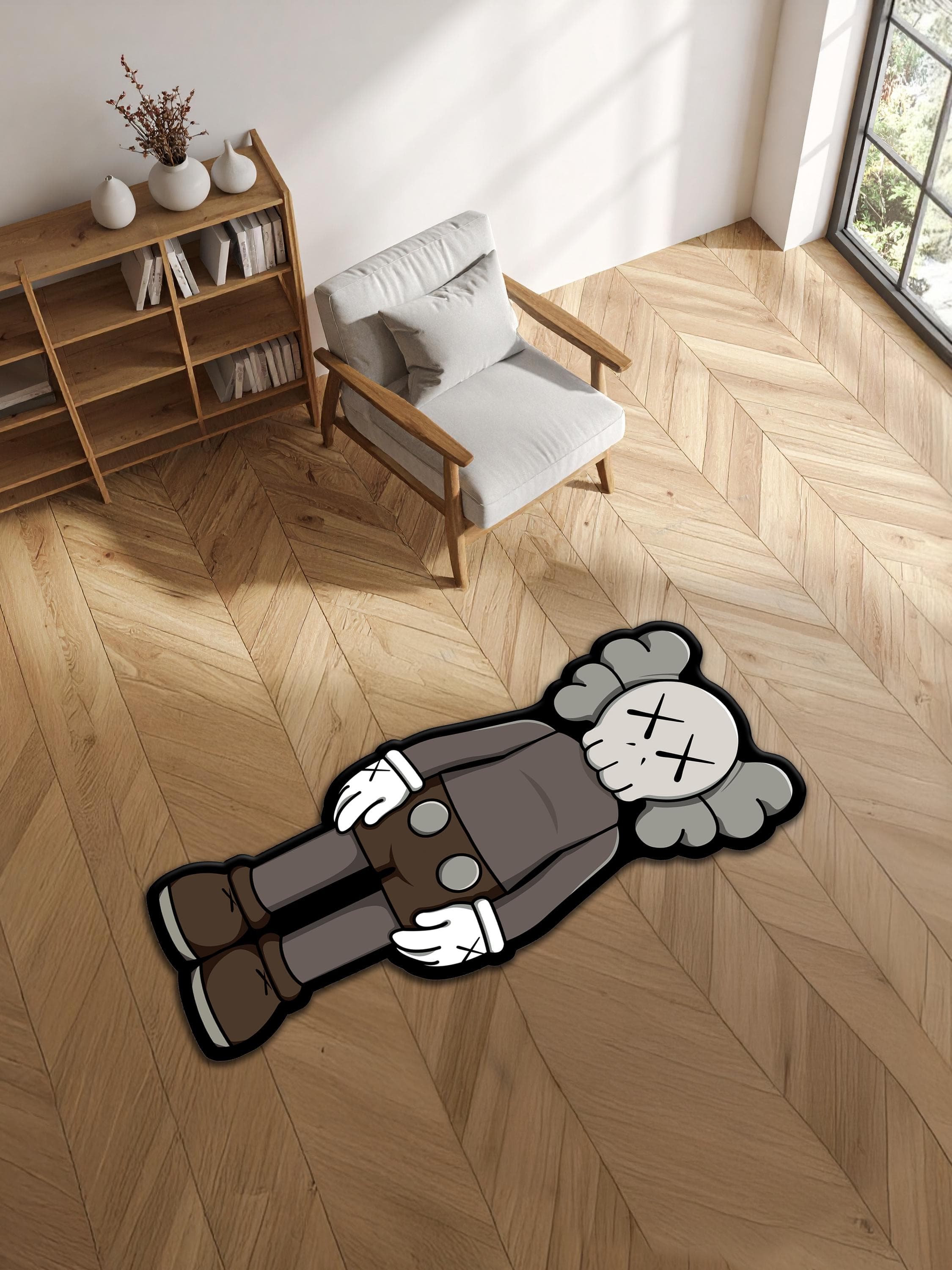 Cartoon Character Rug, Pop Art, Modern, Area, Living Room Rug - image 2