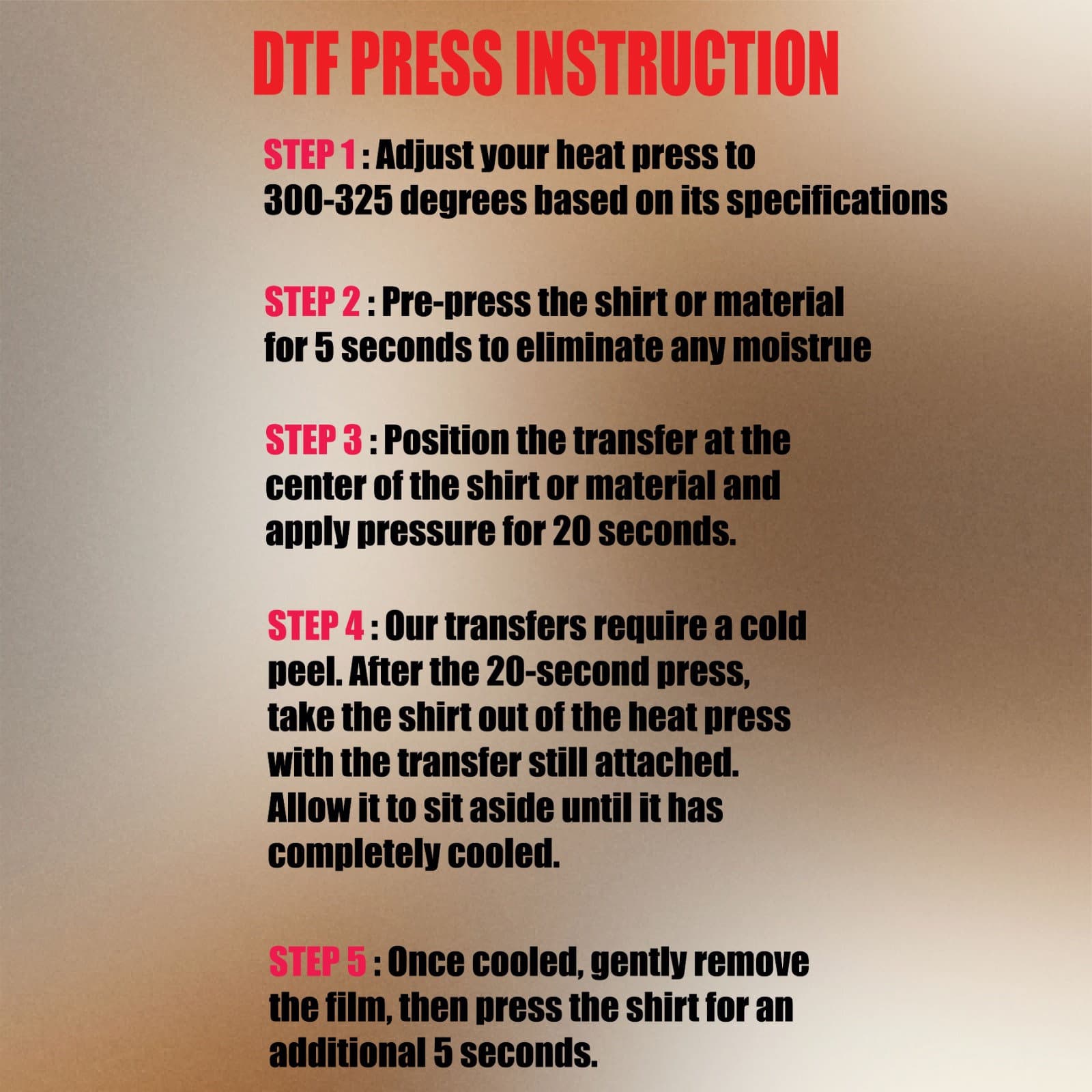 a poster with instructions on how to use a heater