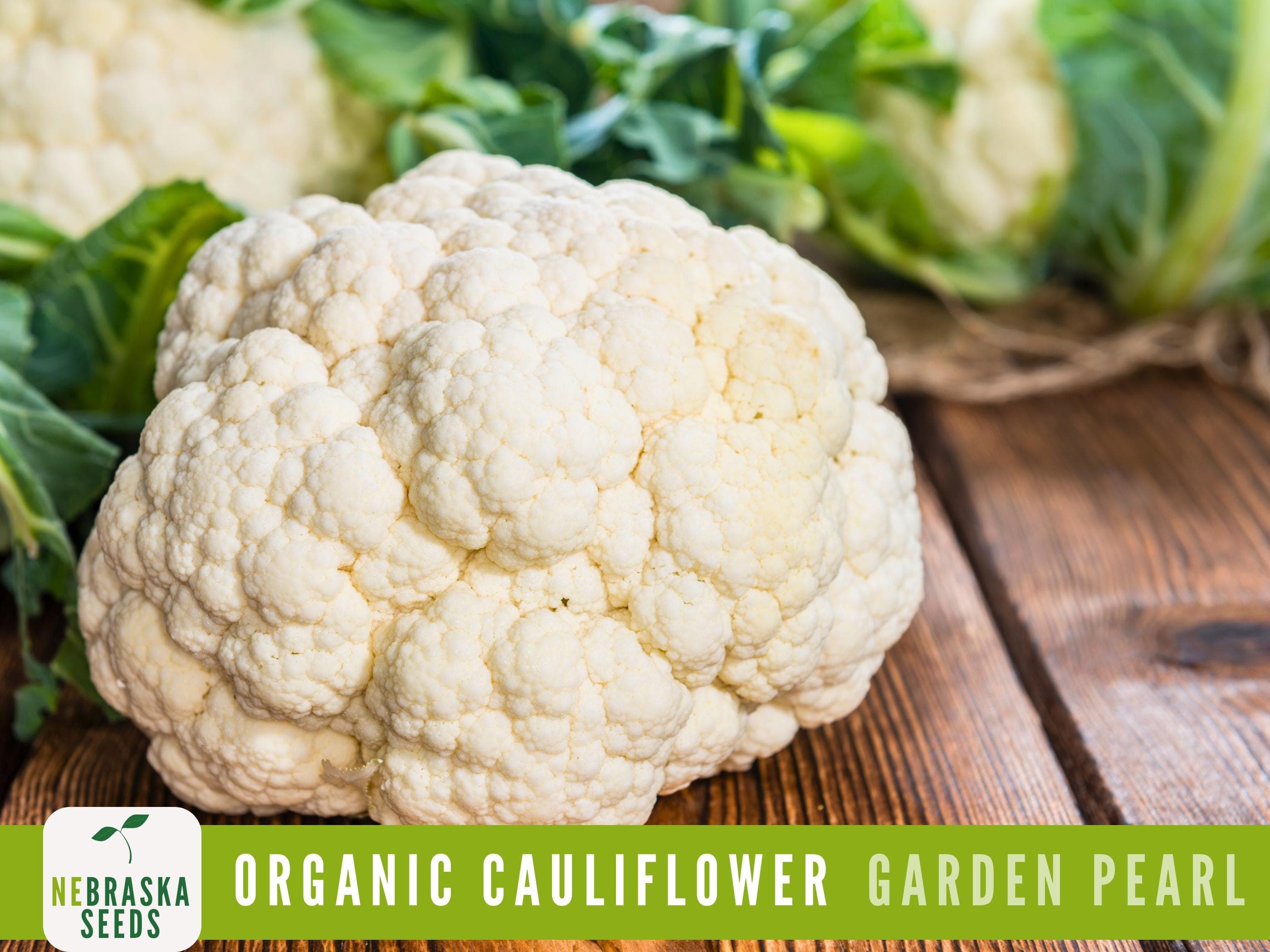 Organic Cauliflower Seeds - Garden Pearl : Heirloom, Non-GMO and Easy-to-Grow Backyard Beauties!