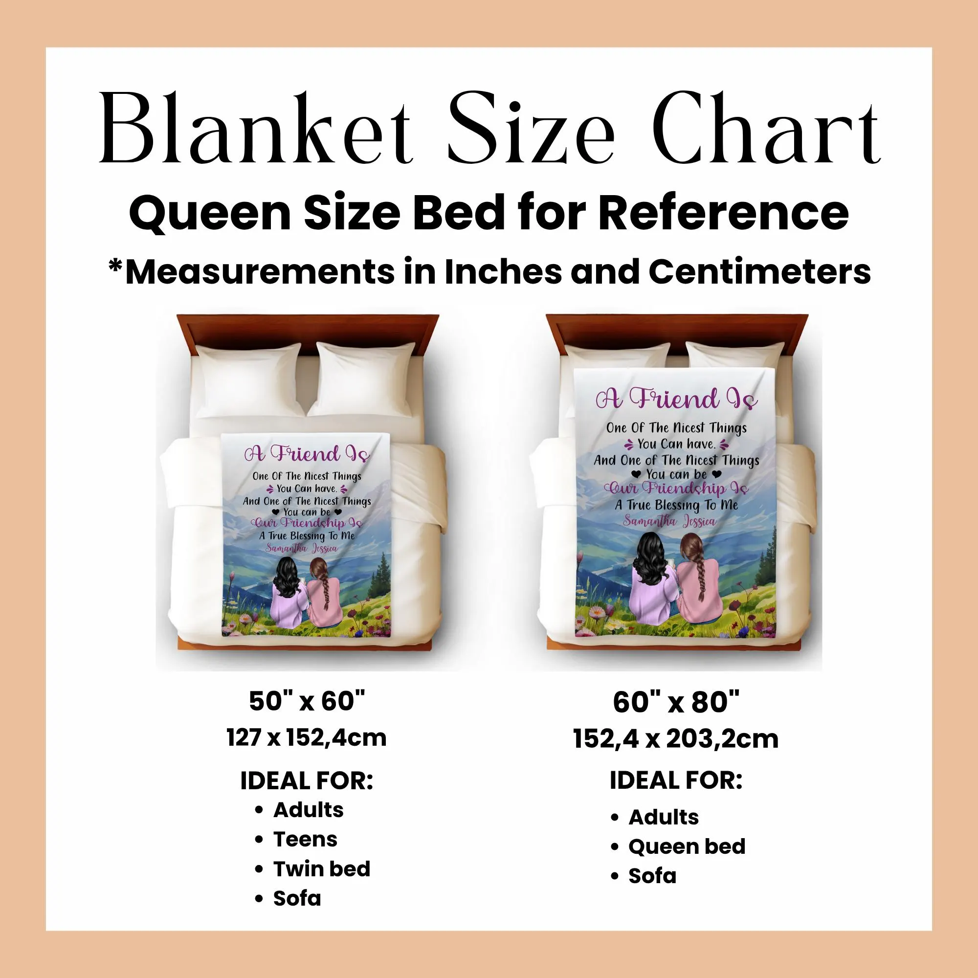 Blanket Size Chart