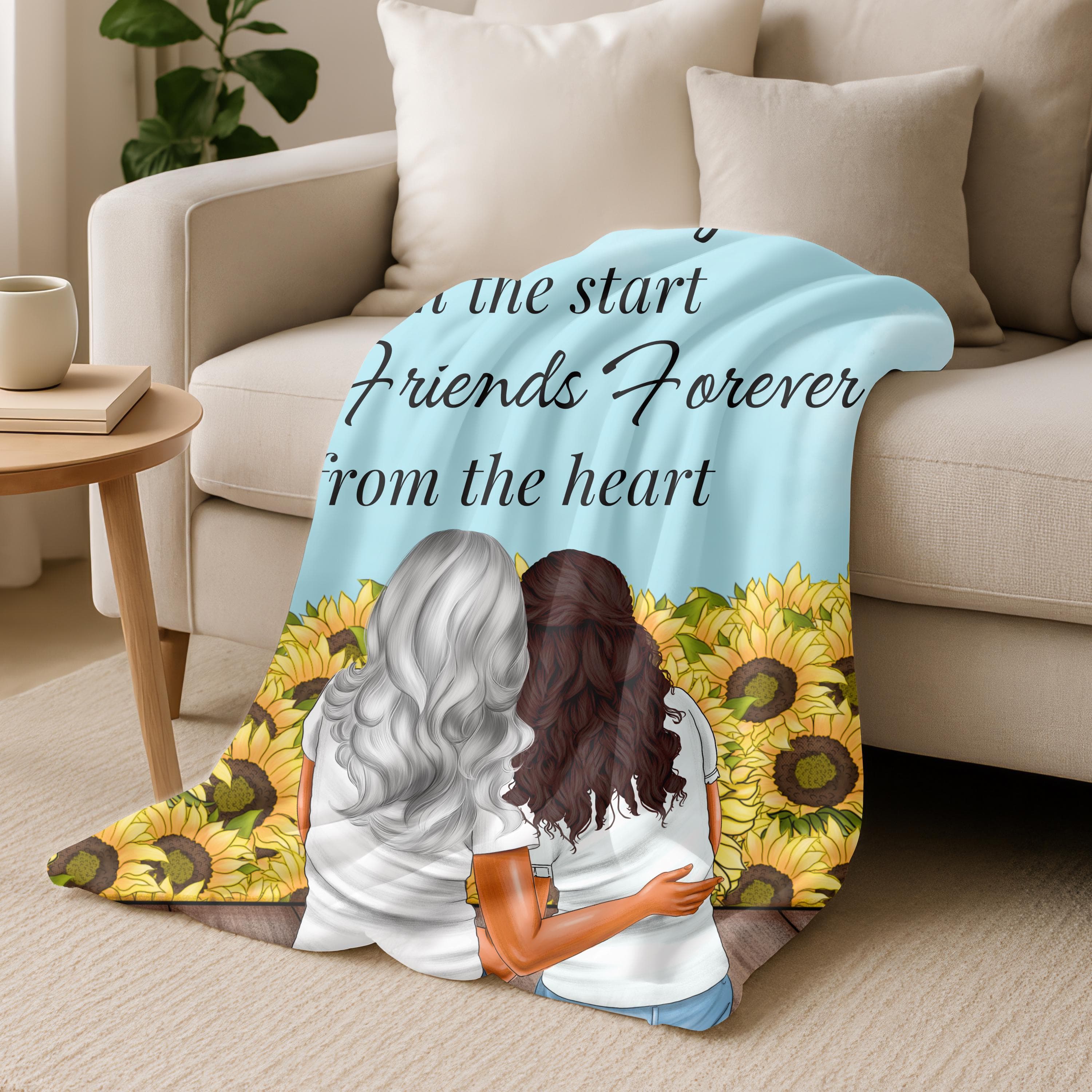 Mother Daughter Gift Blanket Personalized Sentimental Blanket, Custom Name Keepsake Mom Gift Customizable Mothers Bithday Gift For Daughter - image 5