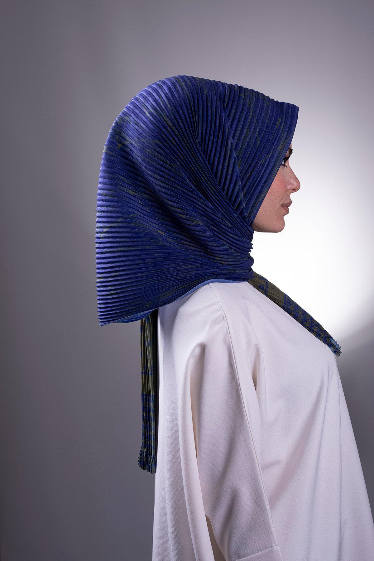 Stylish Instant Hijab Scarf with Polka Dot Pleats | Modest Fashion Available in Multiple Colors, Hijab Scarf, Shawls and Wrap - image 5