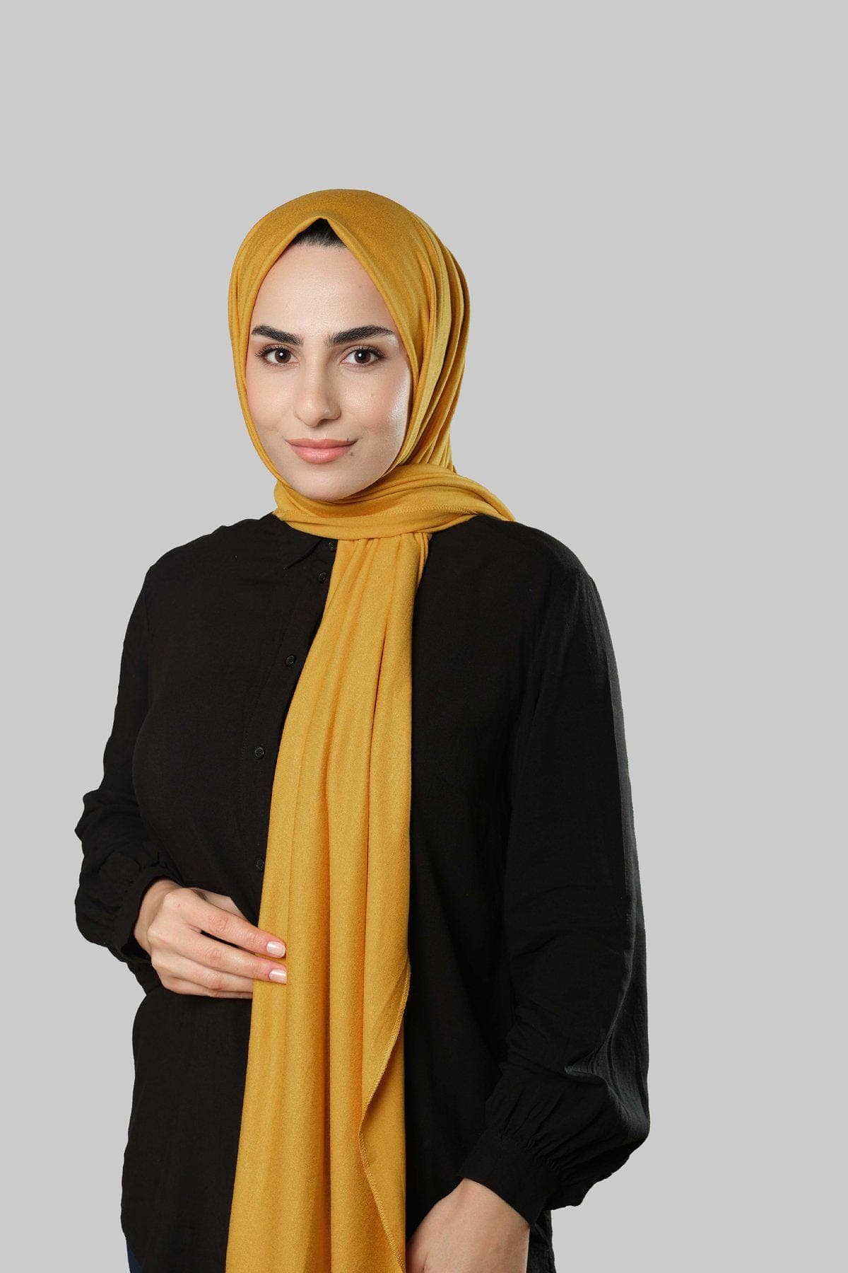 Classic Lycra Viscose Hijab | Soft Stretchy Shawl for Women | Perfect for Everyday Modest Wear, Comfortable Lycra Jersey Headscarf for Women - image 4