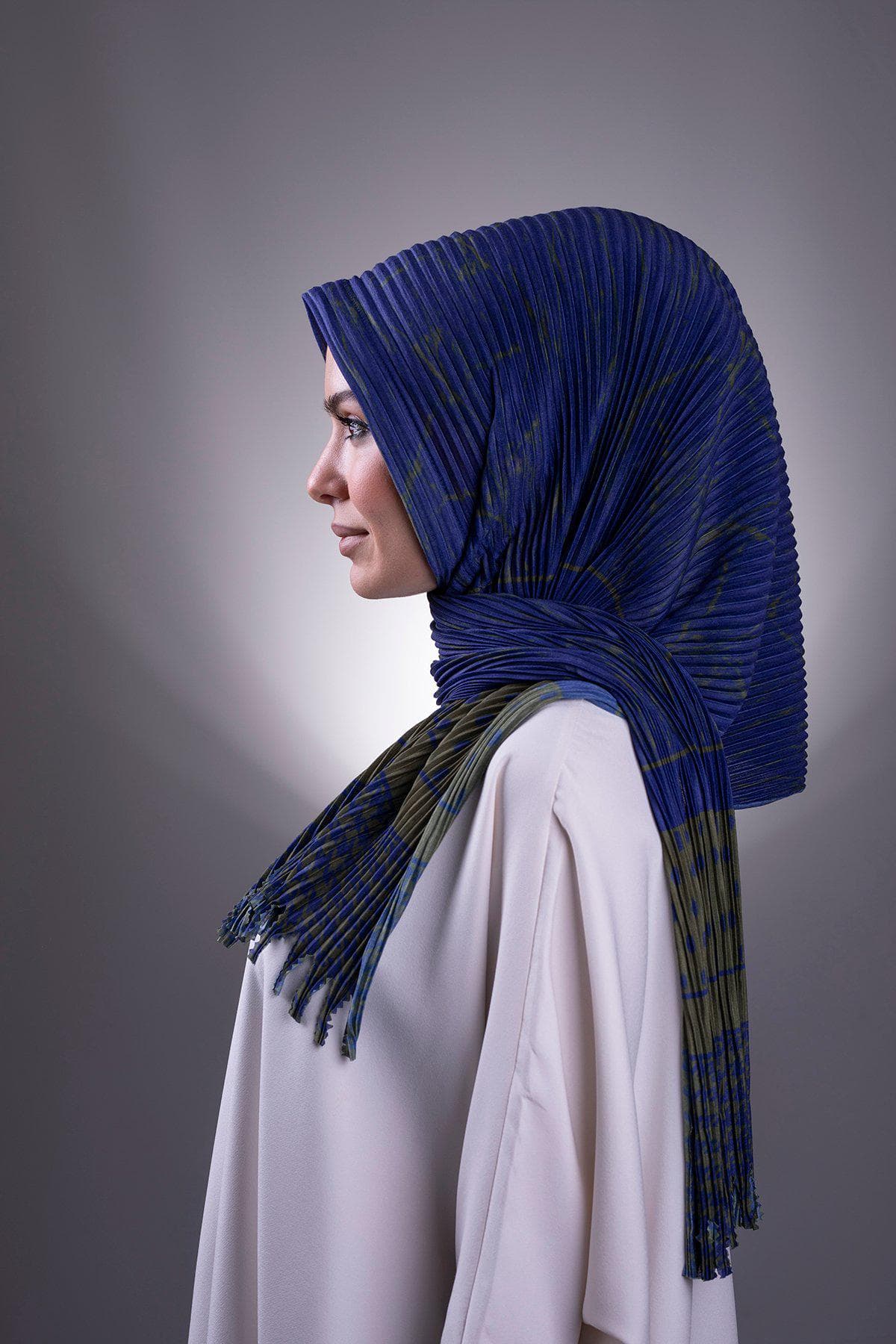 Stylish Instant Hijab Scarf with Polka Dot Pleats | Modest Fashion Available in Multiple Colors, Hijab Scarf, Shawls and Wrap - image 4