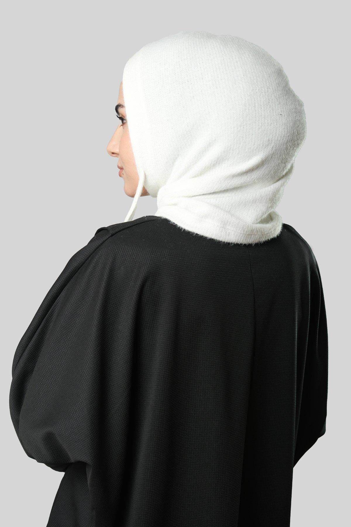 Drawstring Plush Balaclava with Neck Cover | Warm Jakar Design for Winter in Assorted Colors, Cozy Winter Hat and Scarf Combo - image 3