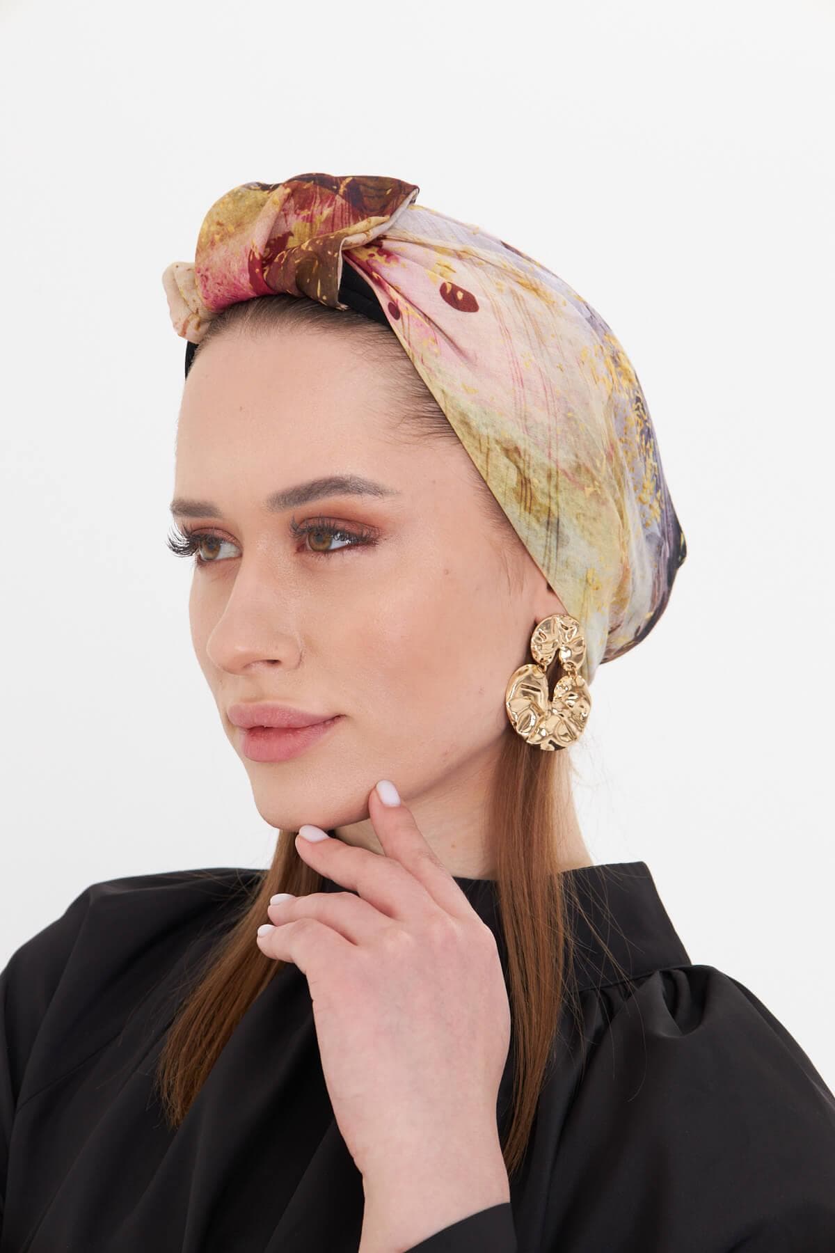 Elegant Ready to Wear Turban – Women Bonnet, Retro Fashion Scarf, Head Cover, Hair Turban, Women Headwear, Gift for She - image 5