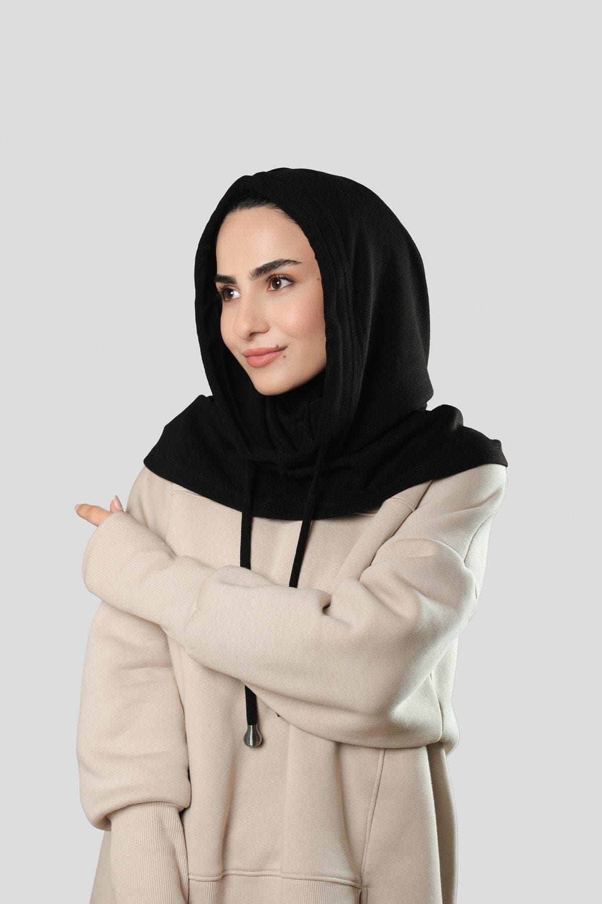 Unisex Drawstring Balaclava with Neck Cover | Winter Hat in Multiple Colors,