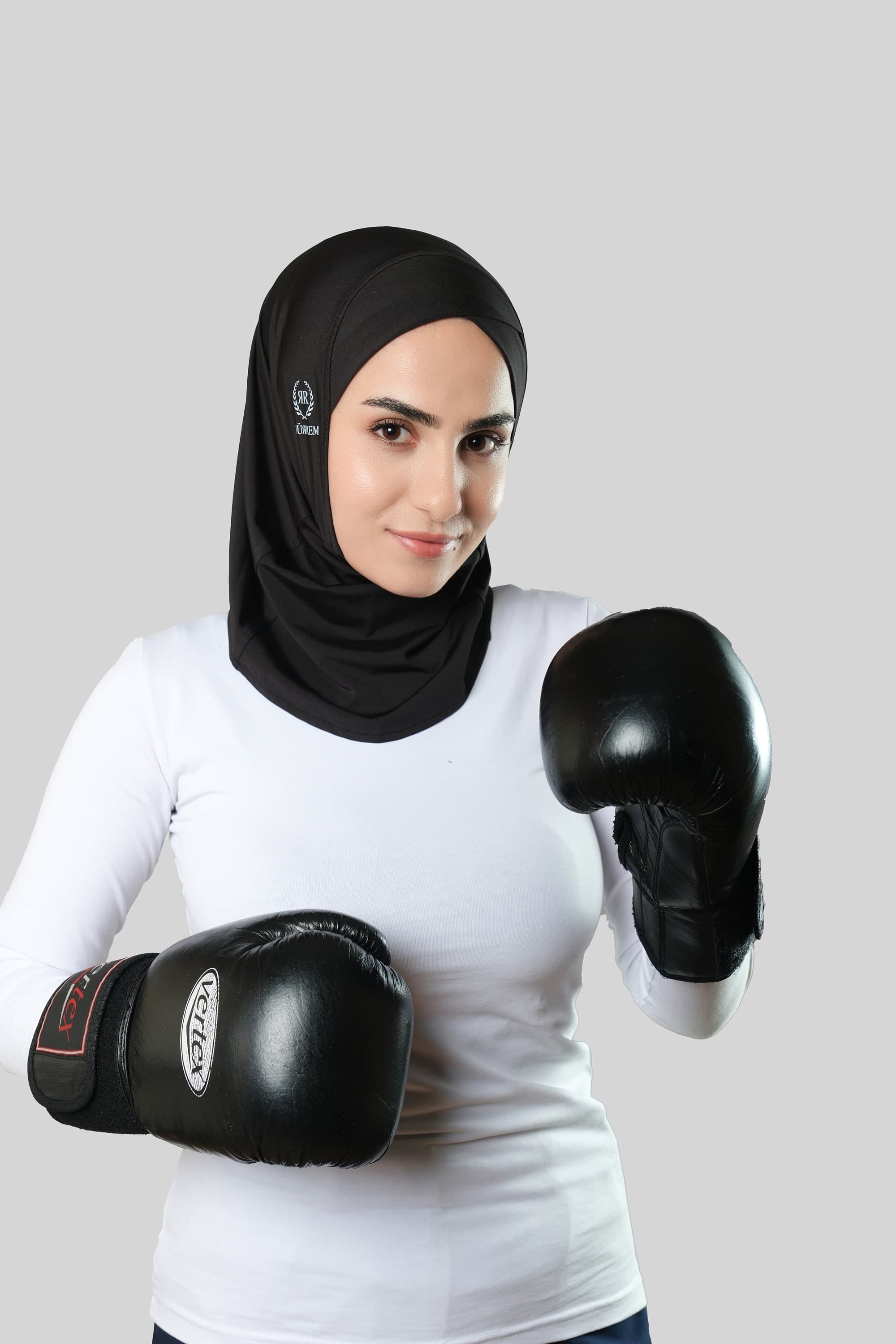 Black Ready-to-Wear Sports Bonnet | Practical Hijab Cap for Active Women,  Practical Black Hijab Cap,