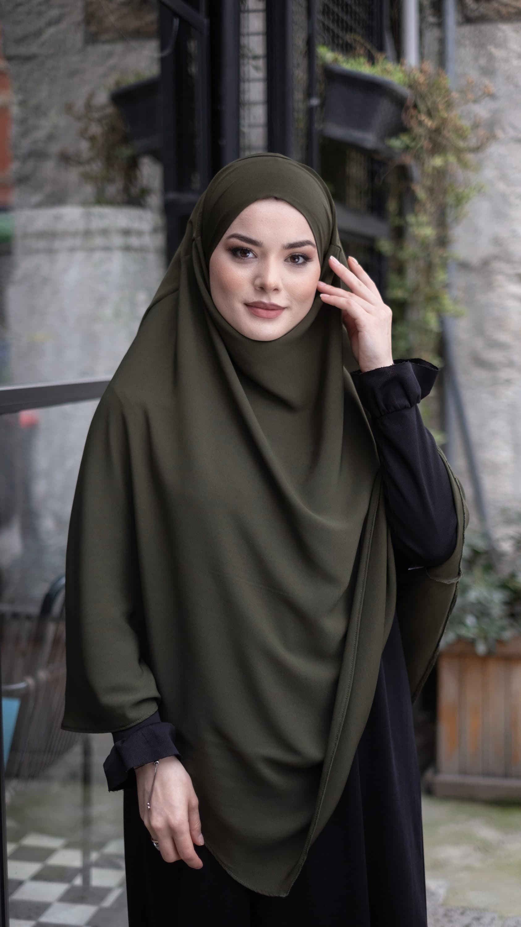 Stylish Medina Silk Hijab with Tie Closure: Ready-to-Wear Modest Fashion, Gift for Women - image 4