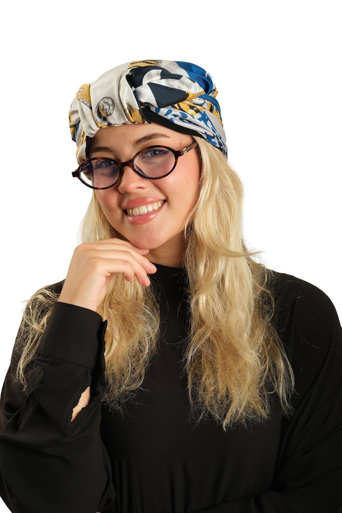 Silk Bonnet Turban for Women – Ready to Wear Head Wrap Scarf, Fashion Head Cover, Women Headwear, Gift for She - image 4