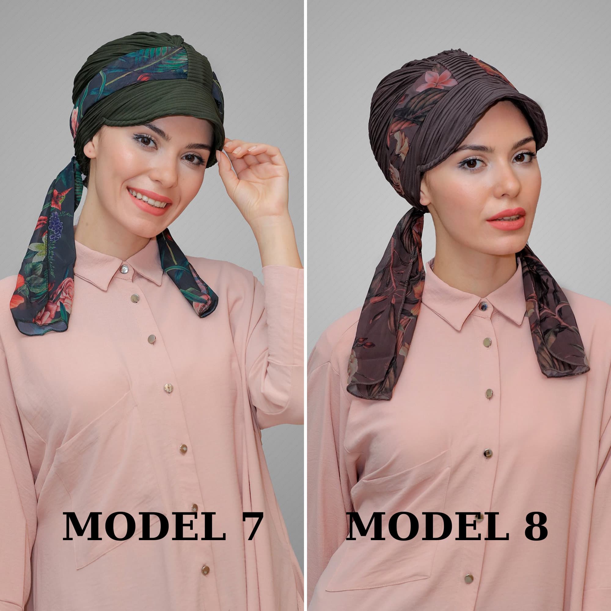 Stylish Hat Bonnet Cap | Chiffon Belted Design for Fashionable Hijab, Ready-to-Wear Hijab for Women - image 5