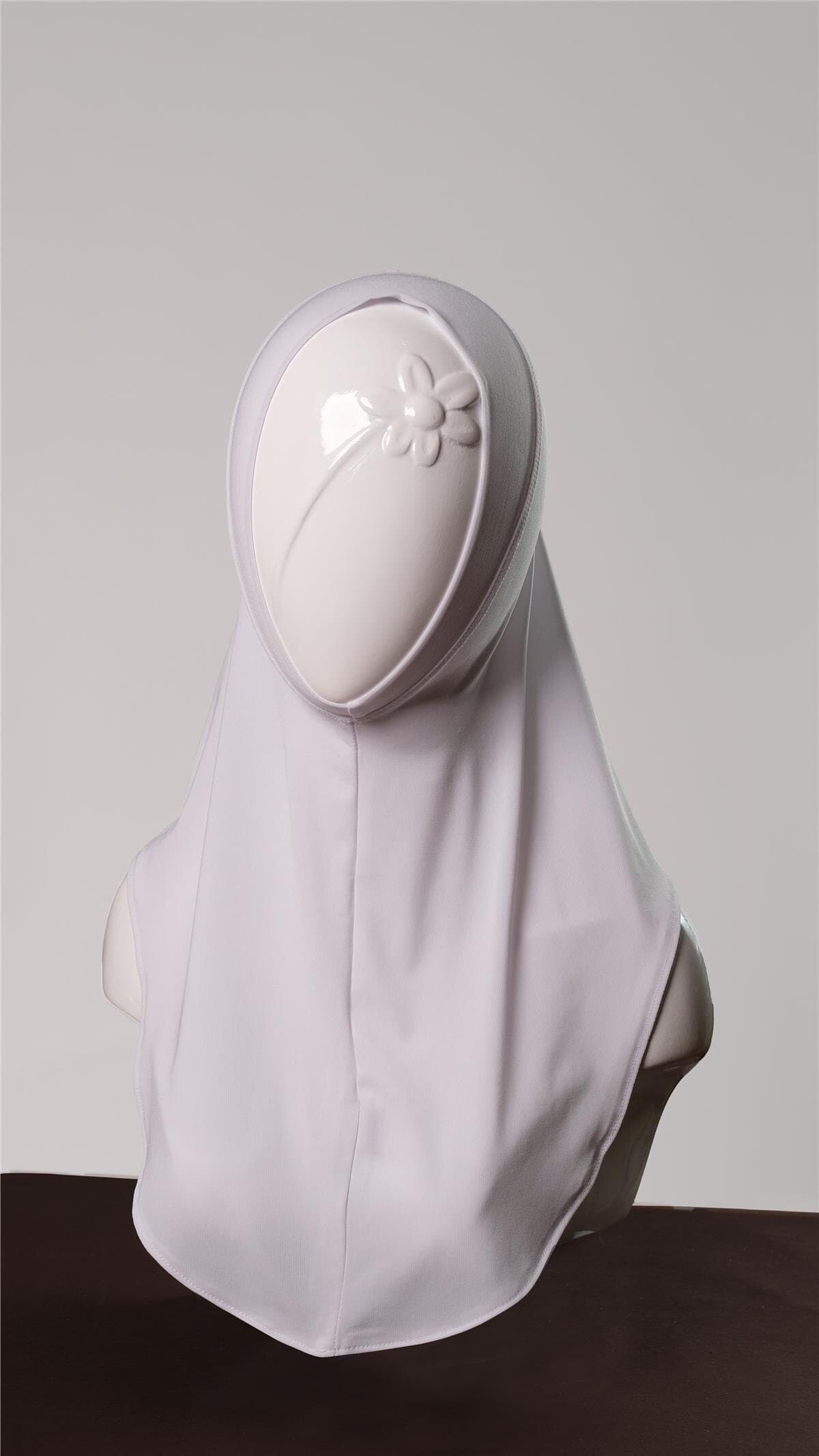 Stylish Young Headwear: Ready Interlaced Hijab Bonnet for Girls, Instant Hijab Elegance, Practical Ready Interlaced Bonnet for Teens,