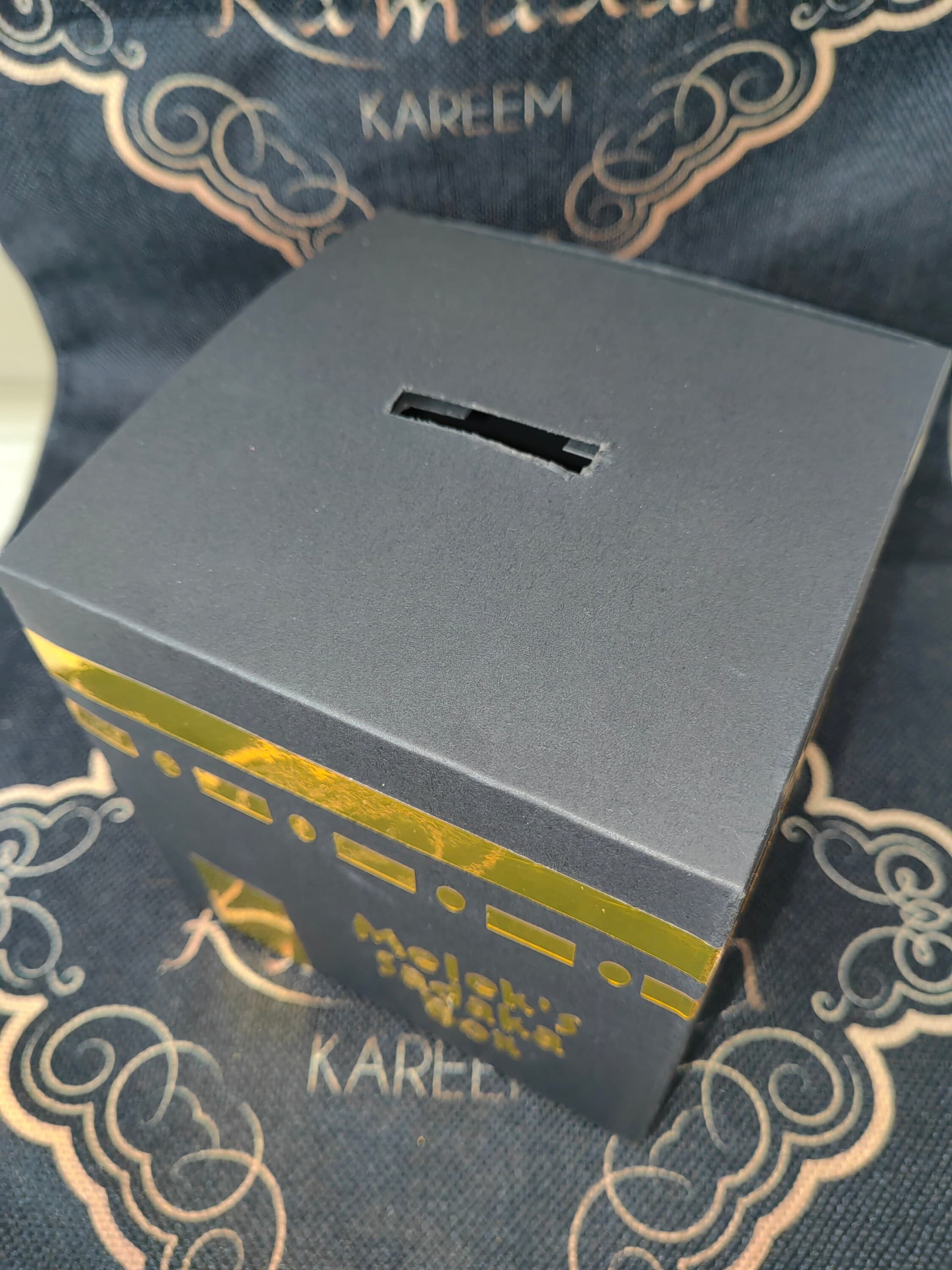 Handmade sadaqah box für Kinder | geldsparen | kaaba box | Mekka box | sadaka box | Personalisierbar | selbstbasteln - image 3